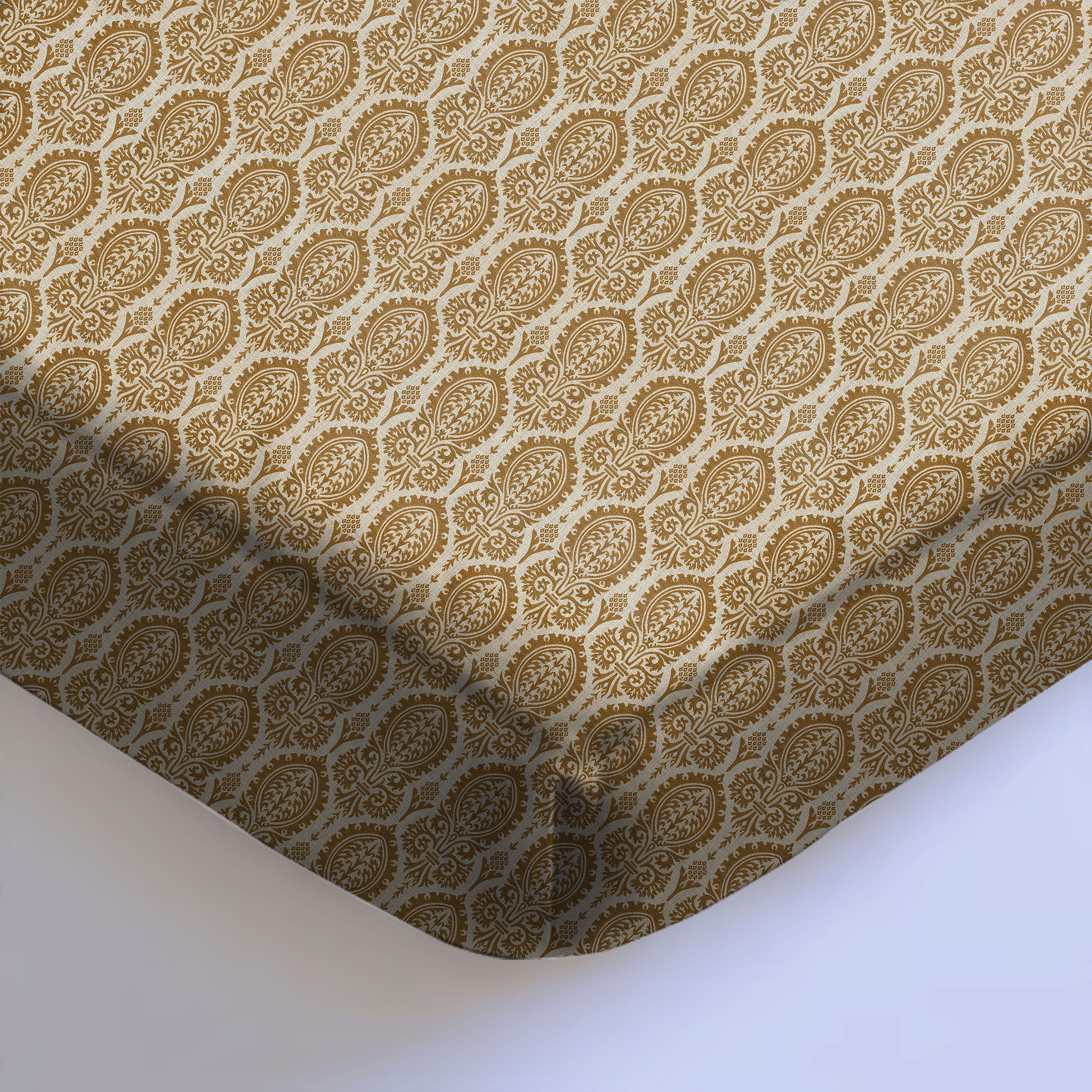 Bedcover Bistre Brown for Double Bedsheet with 2 Pillow Covers King Size (104" X 90")