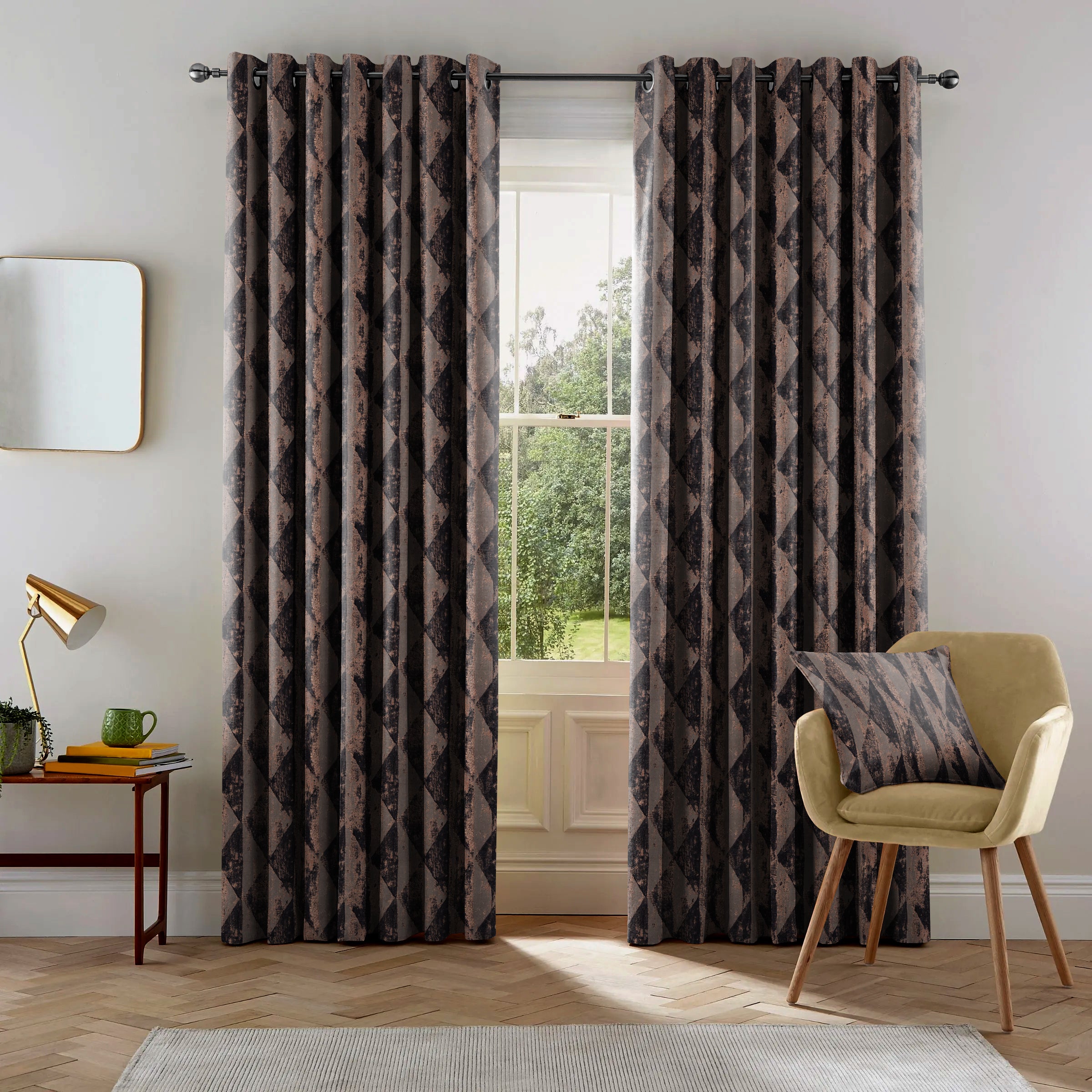 Mystique Bronze Blackout Curtain