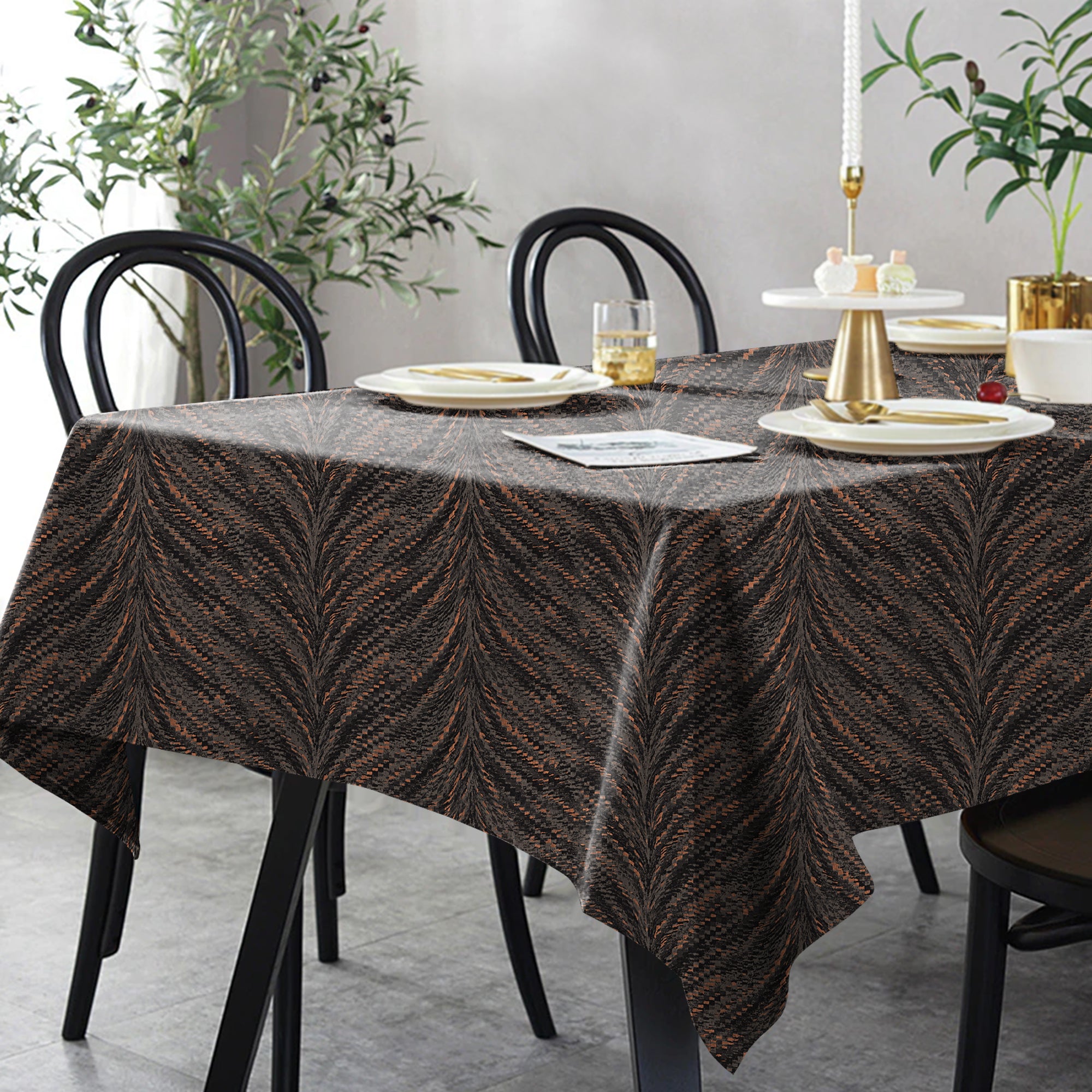Luxor Bronze 6 Seater Table Cloth