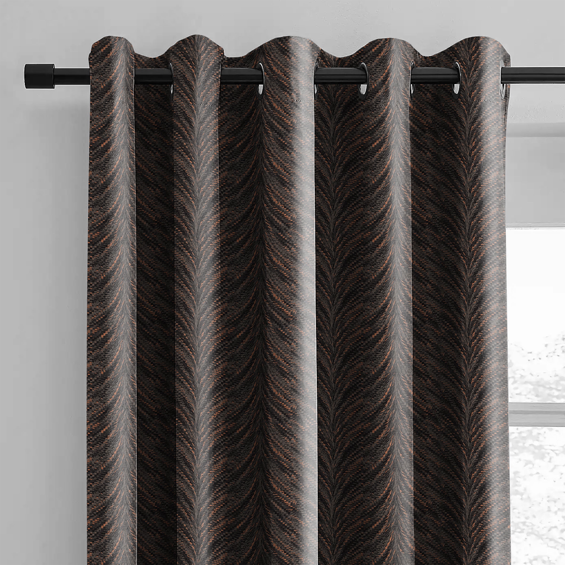 Luxor Bronze Blackout Curtains