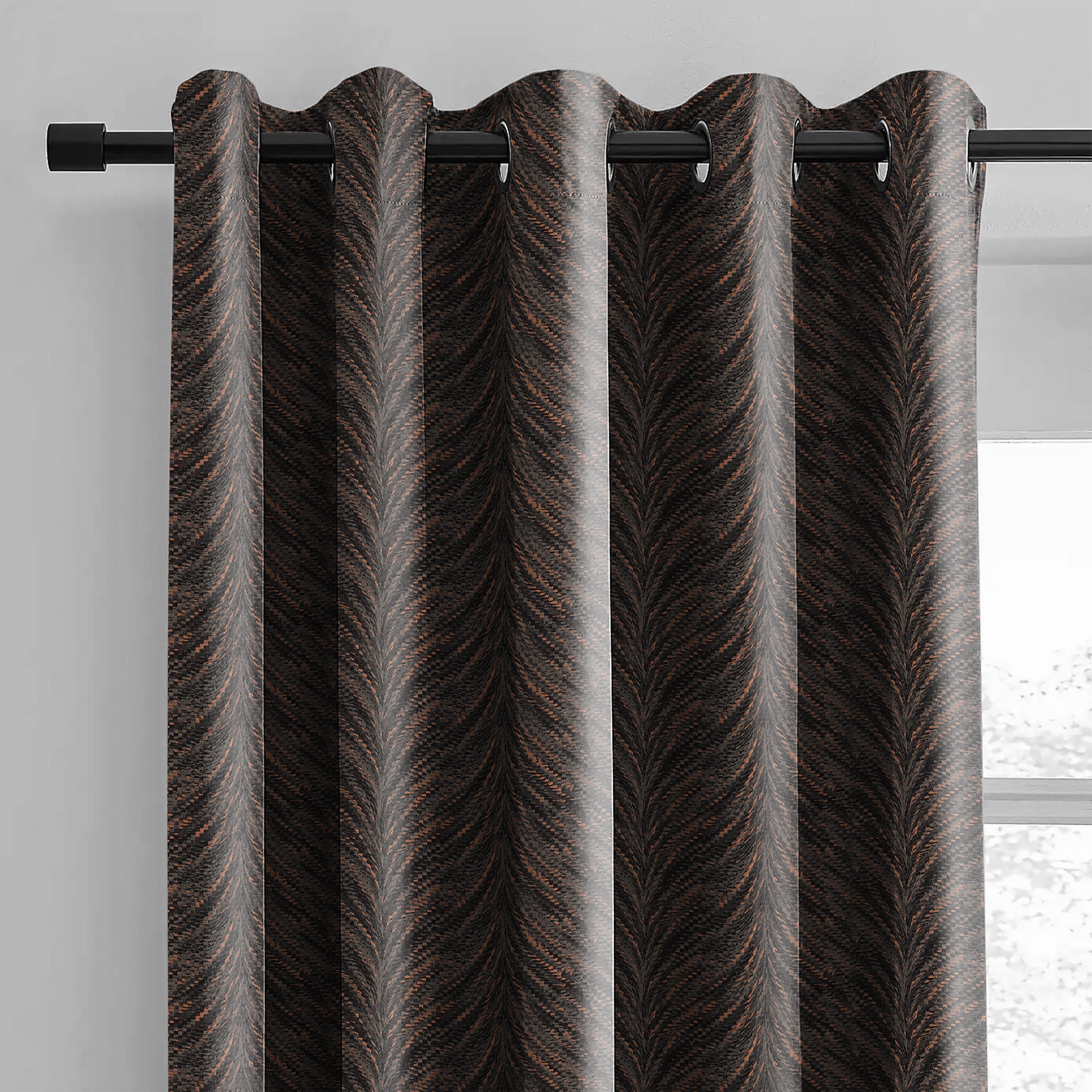 Luxor Bronze Blackout Curtain