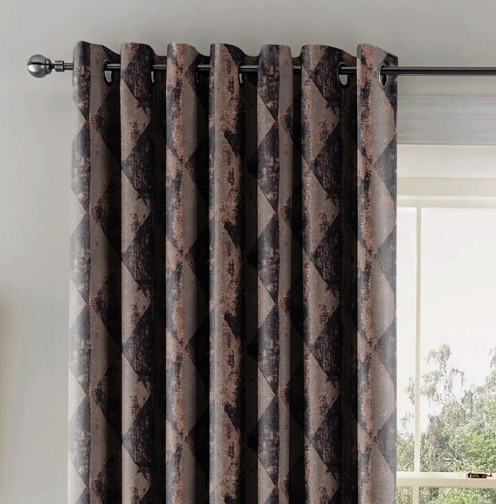 Mystique Bronze Blackout Curtain