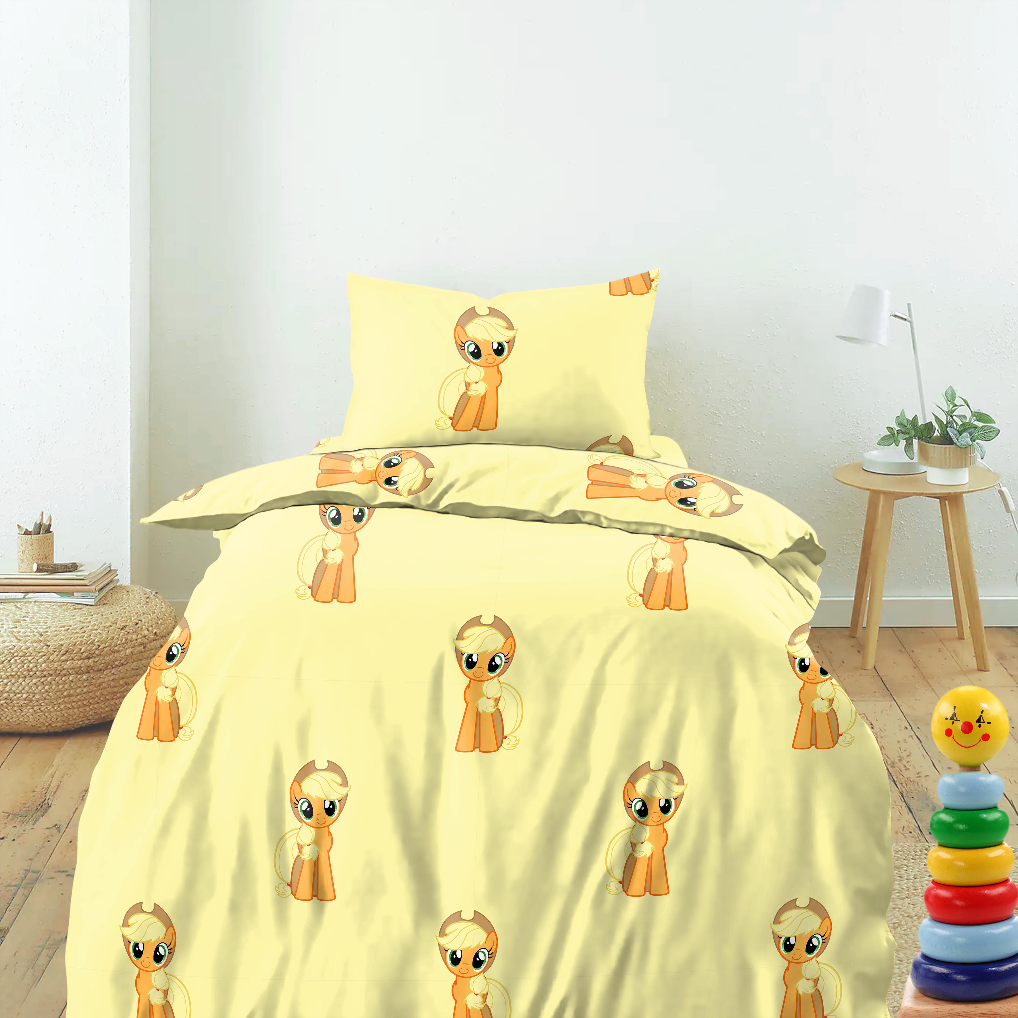 Bedcover Applejack Buttermilk for Single Bed with Pillow Covers  King Size (60" X 90")