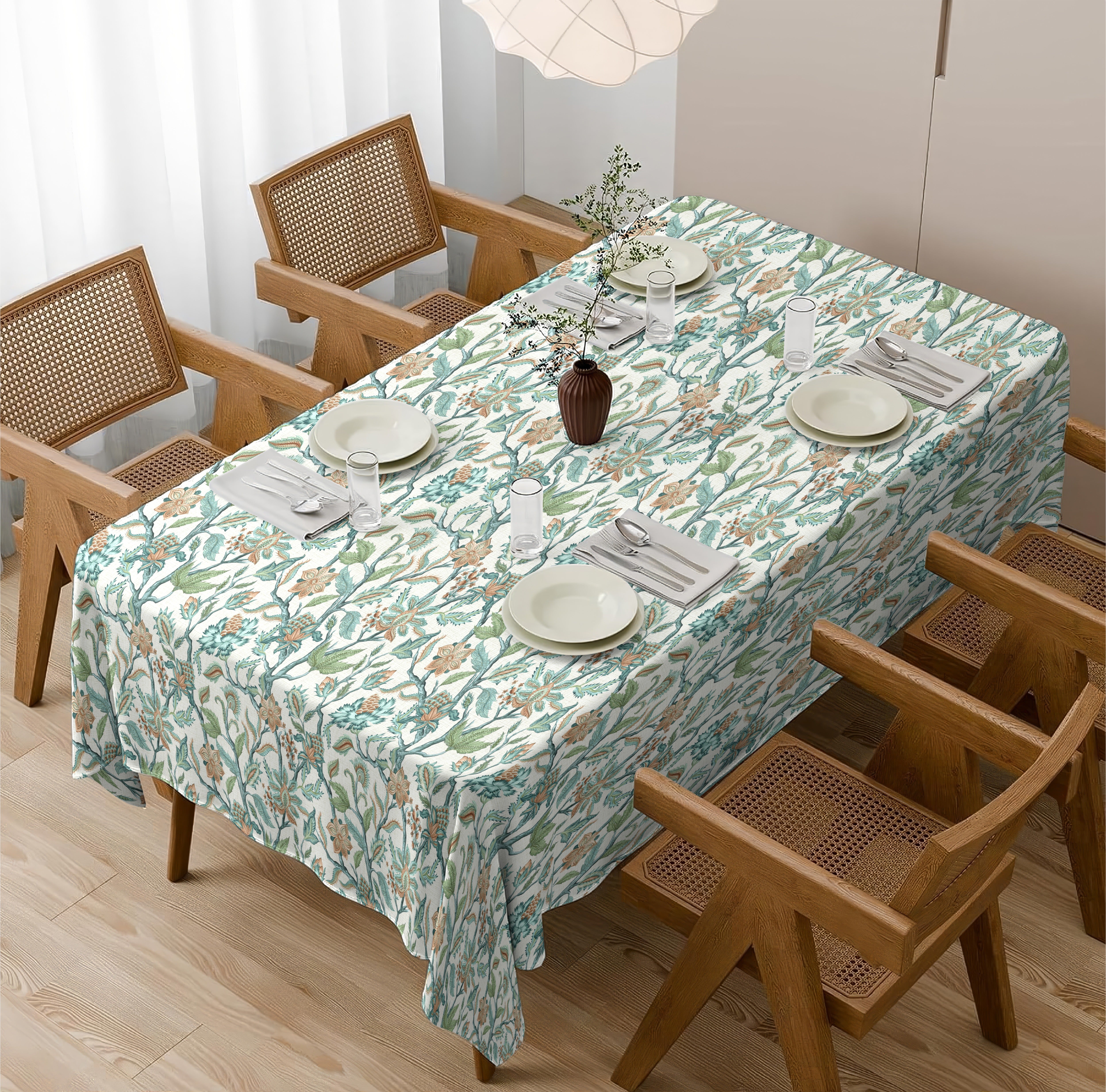 BALMORAL GREEN TABLE CLOTH