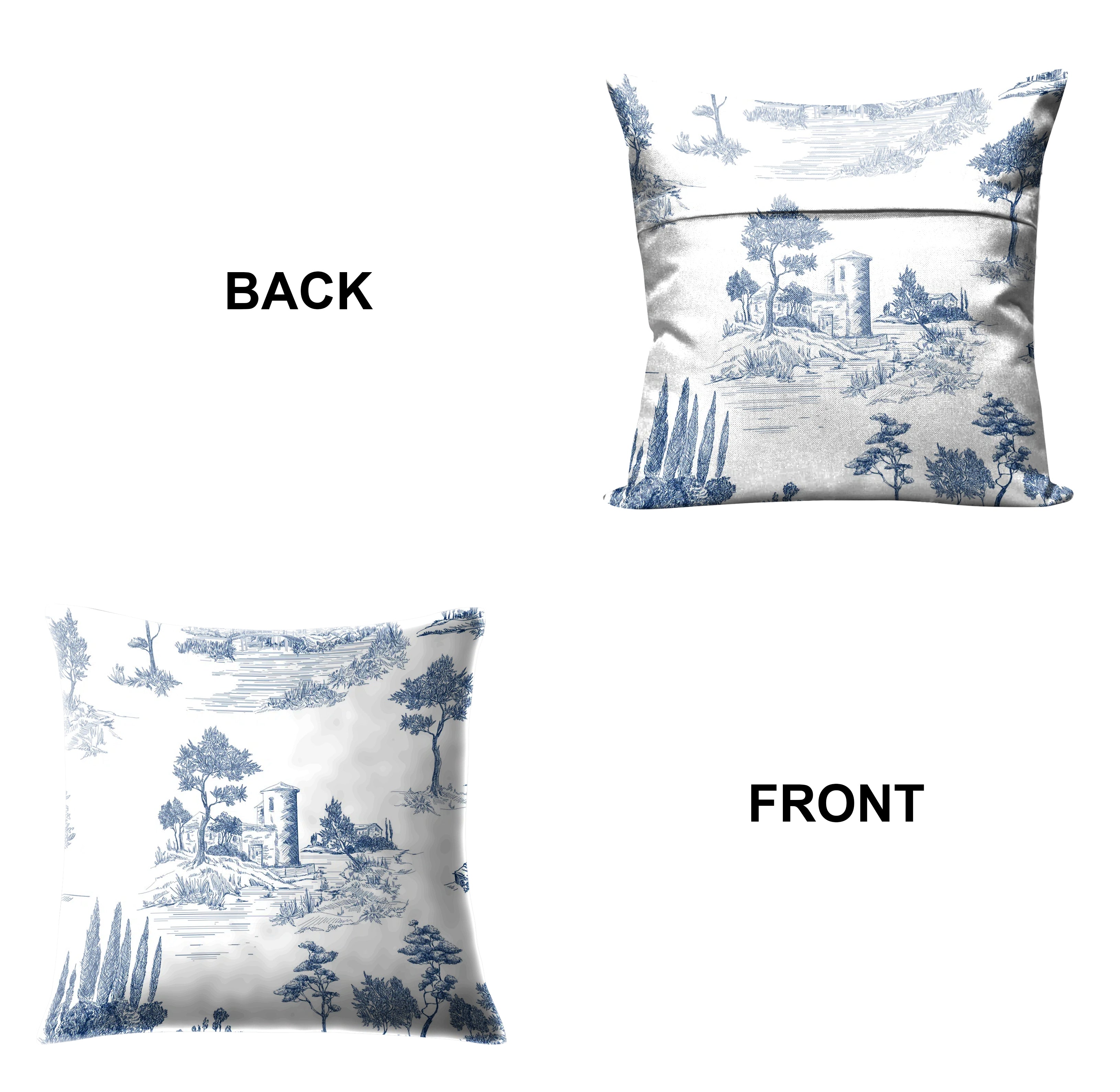 COBANO BLUE CUSHION COVER (Pack of 2)