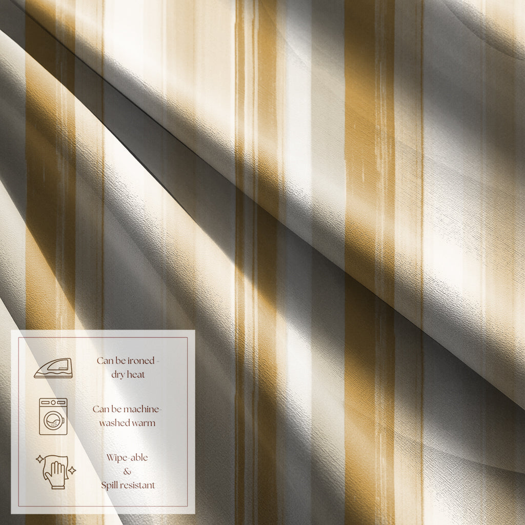 ALVIN STRIPES ORANGE TABLE CLOTH