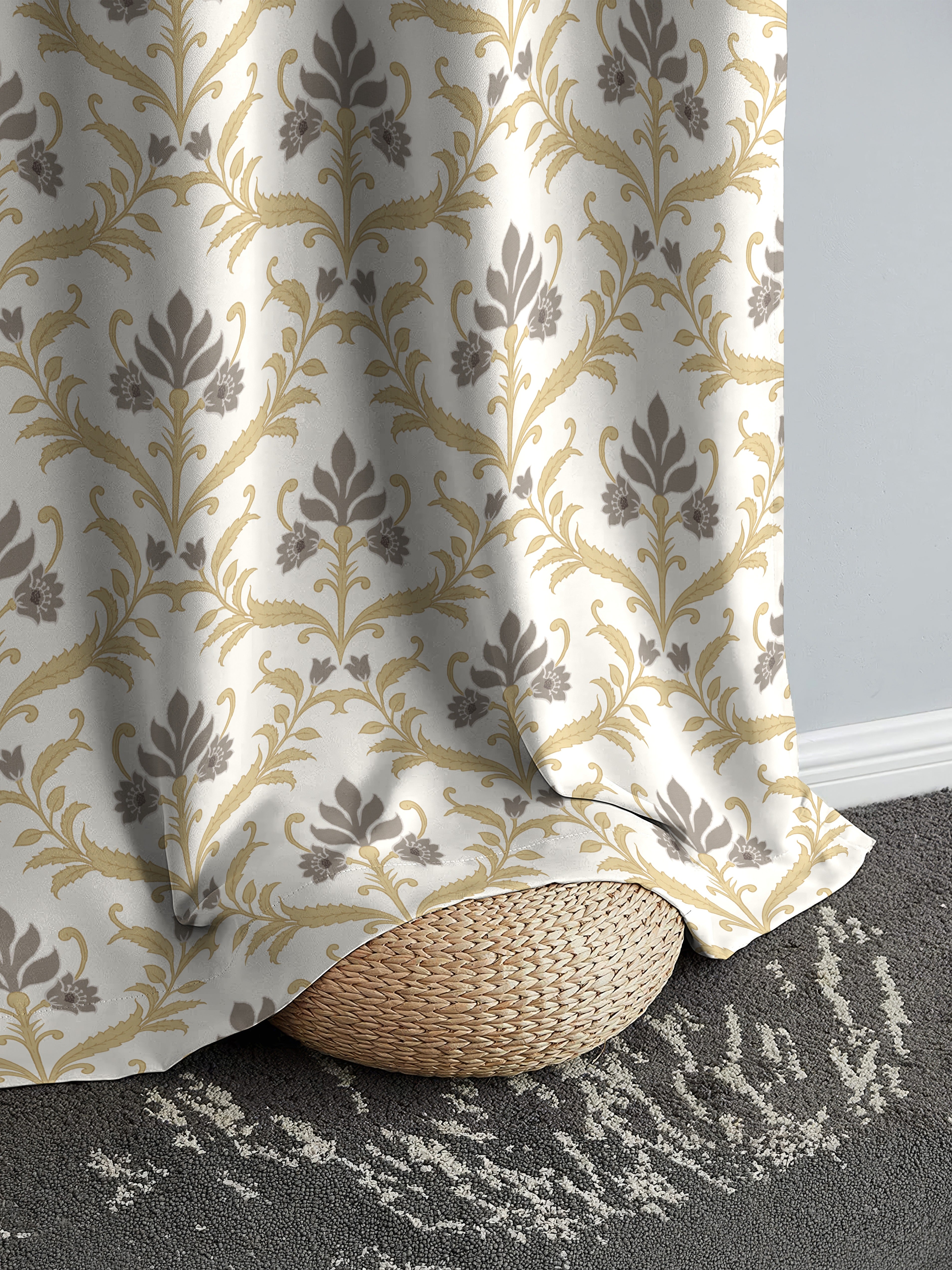 ZODIAC MATTY MONDO PRINTED ROOM DARKENER CURTAIN