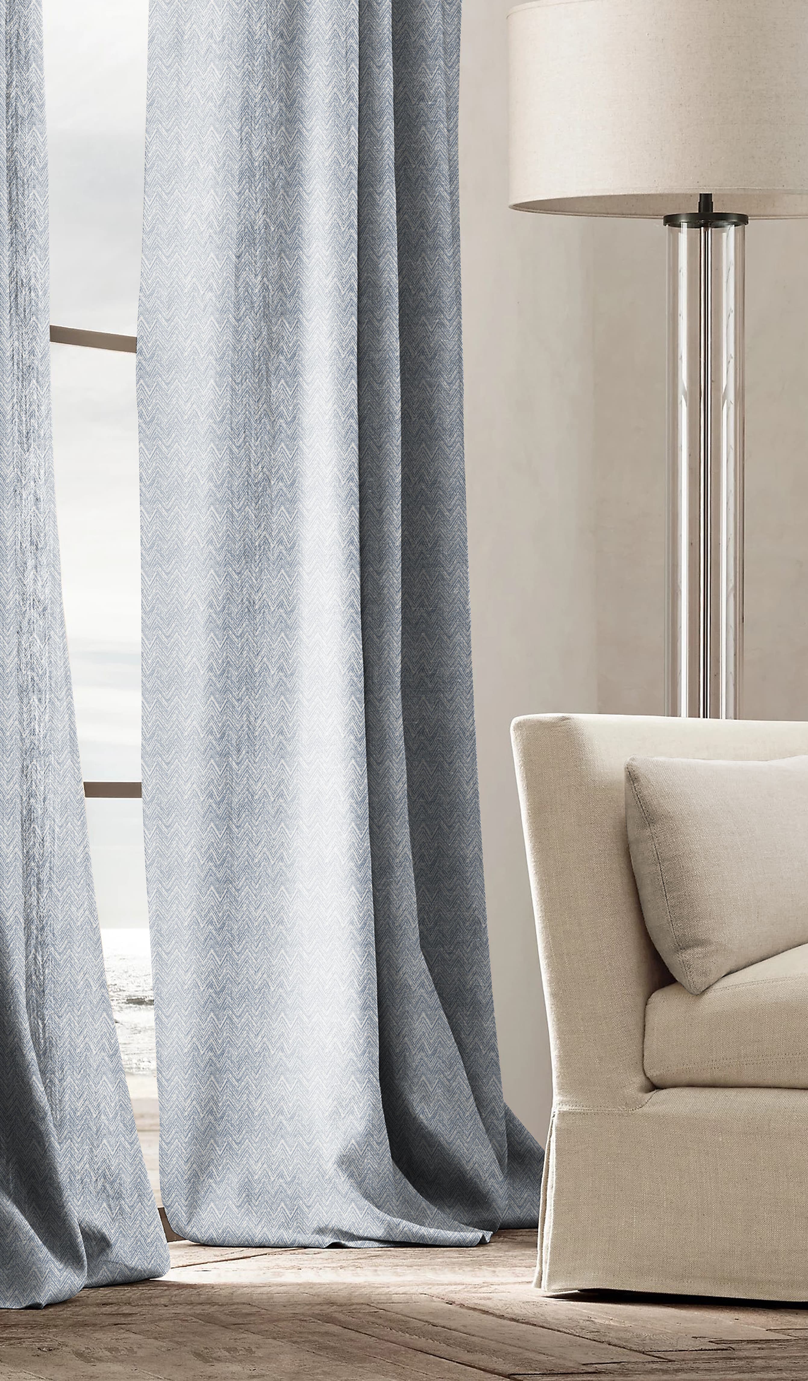SONORA INK BLUE PREMIUM BLACKOUT CURTAIN