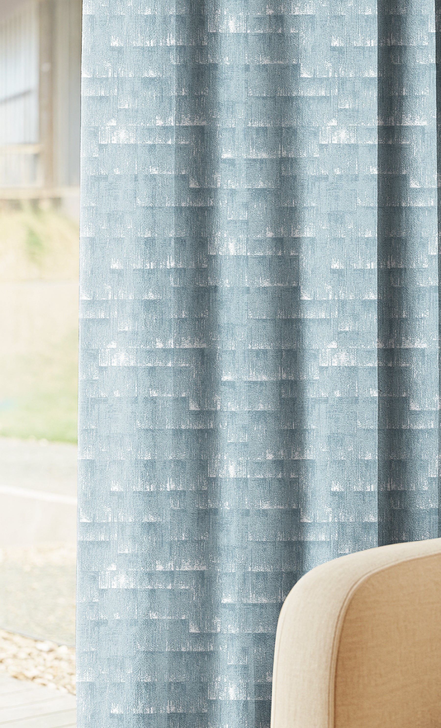 MALAGA SEAGREEN BLACKOUT CURTAINS