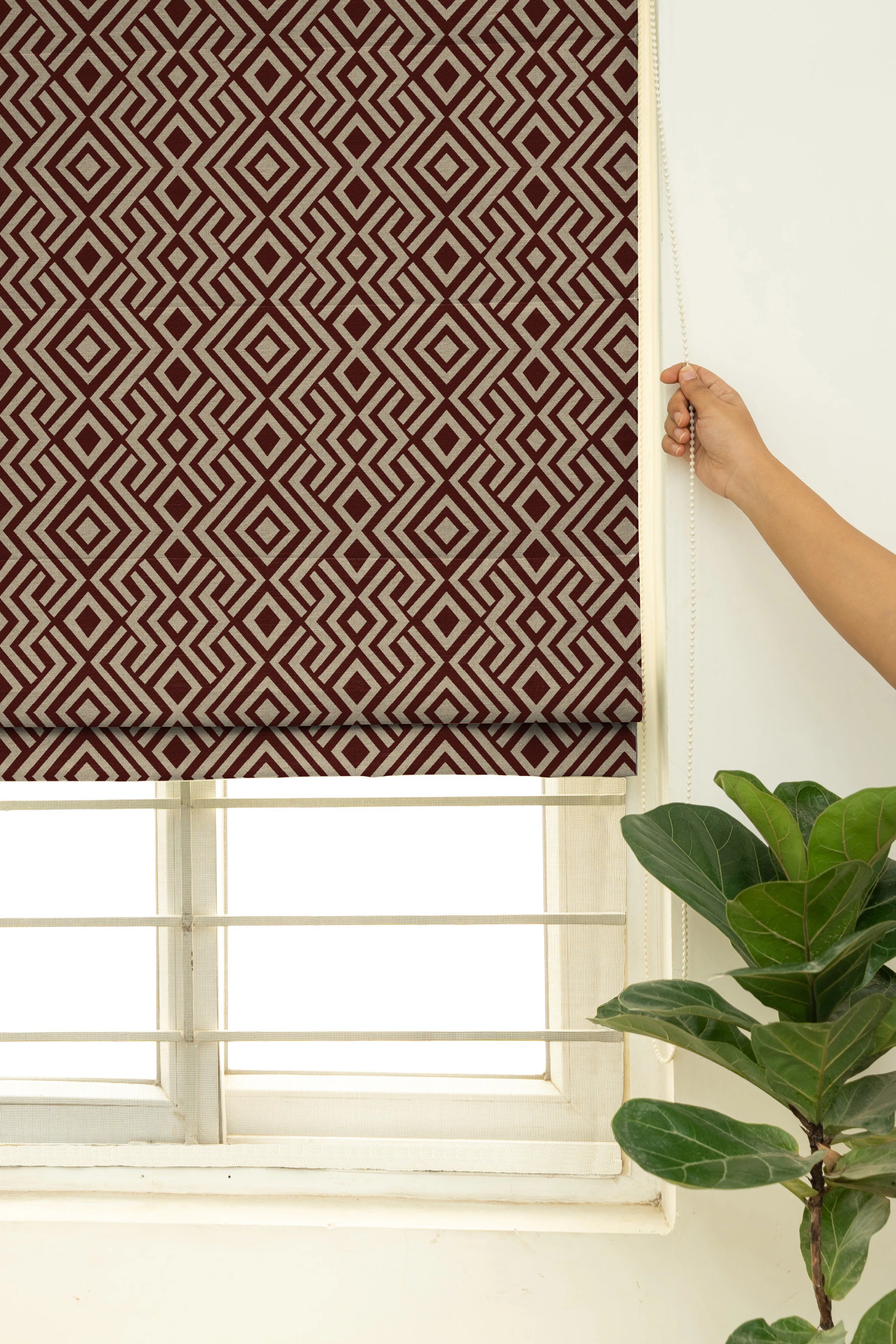TIDE COFFEE READY MADE ROMAN BLIND