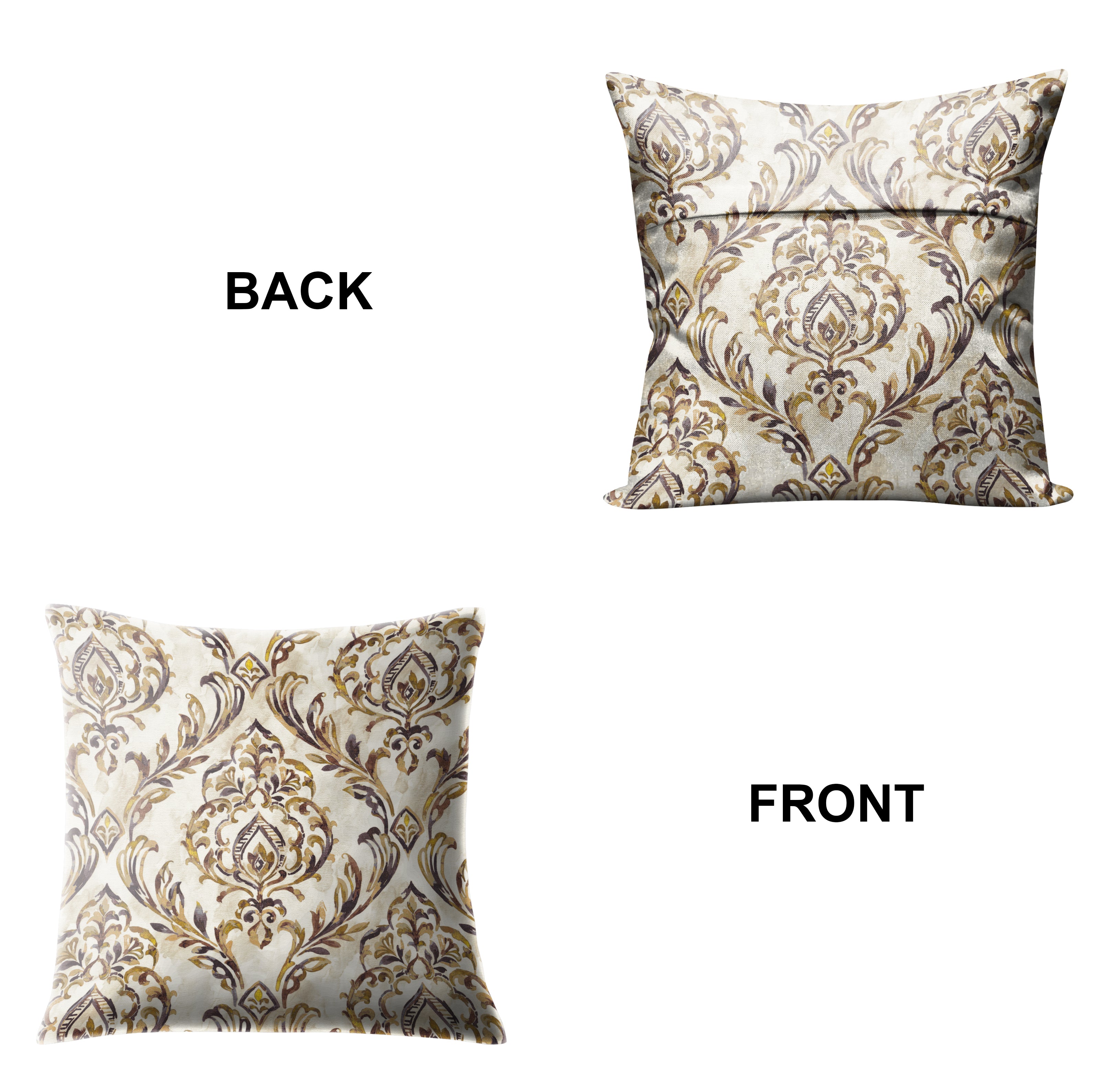 COASTAL COFFEE CUSHION COVER (Pack of 2)