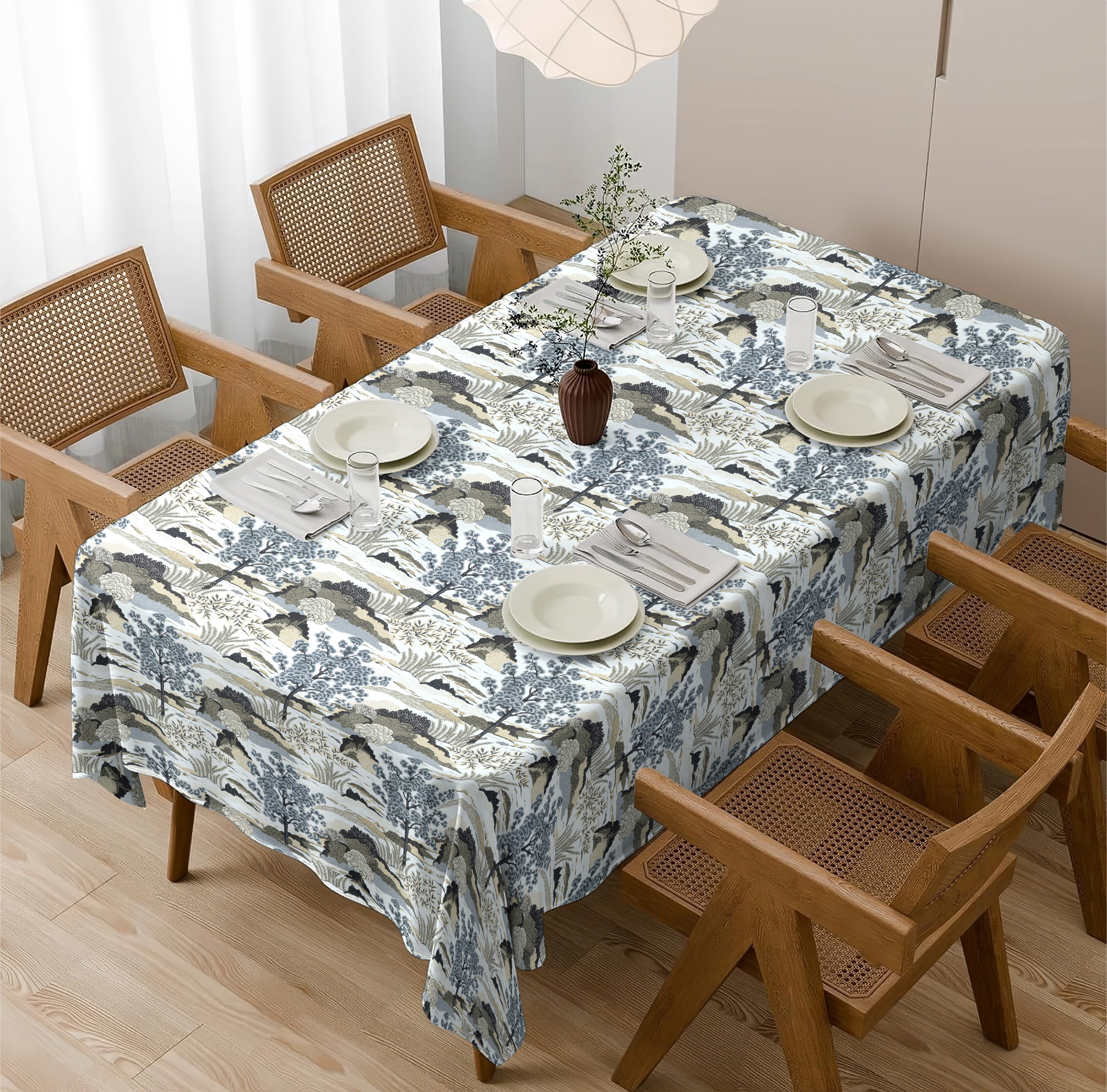 SHORE GREY TABLE CLOTH