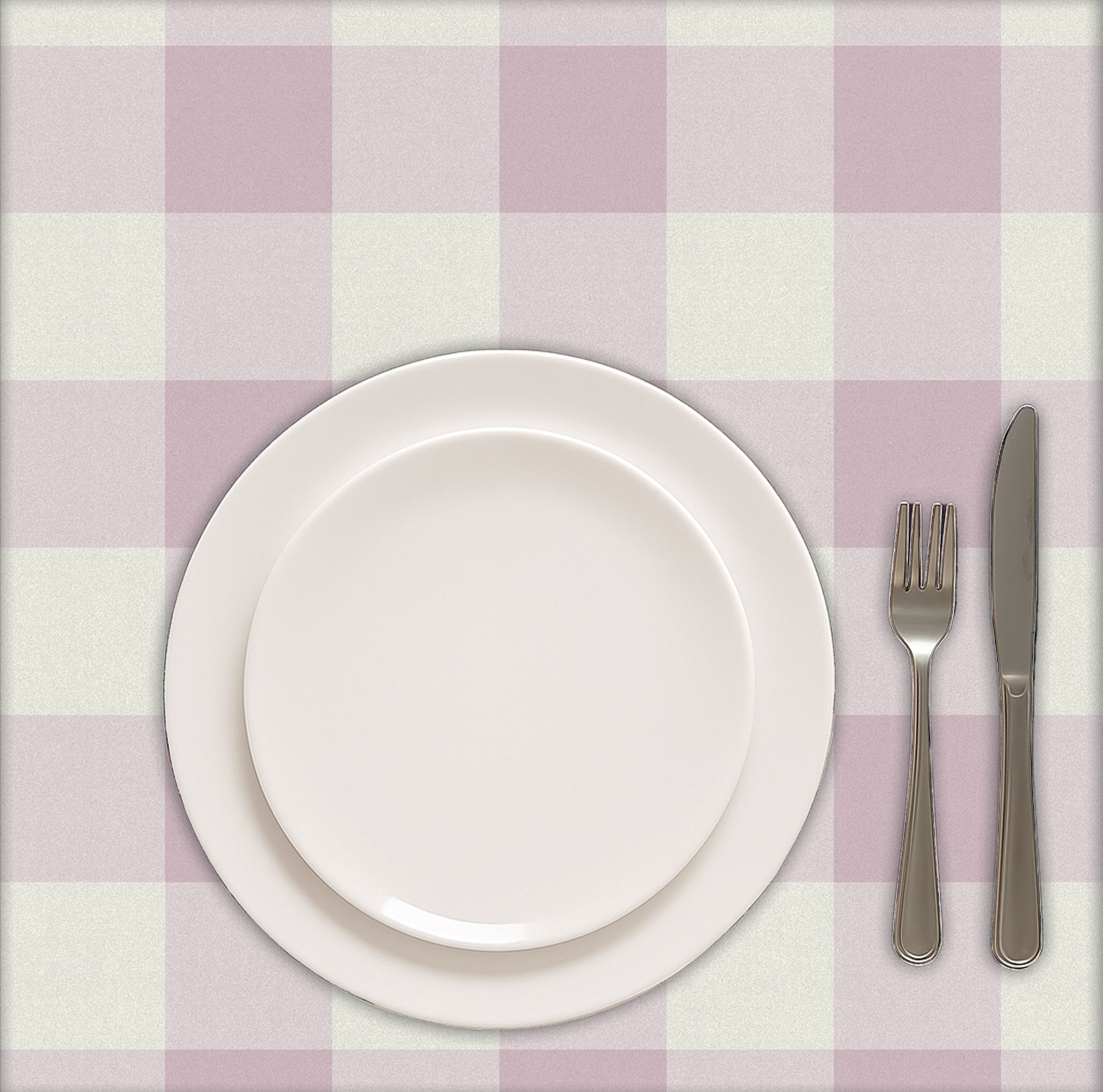 SPRING GALLERY BIG CHECK CAVERN PINK TABLE CLOTH