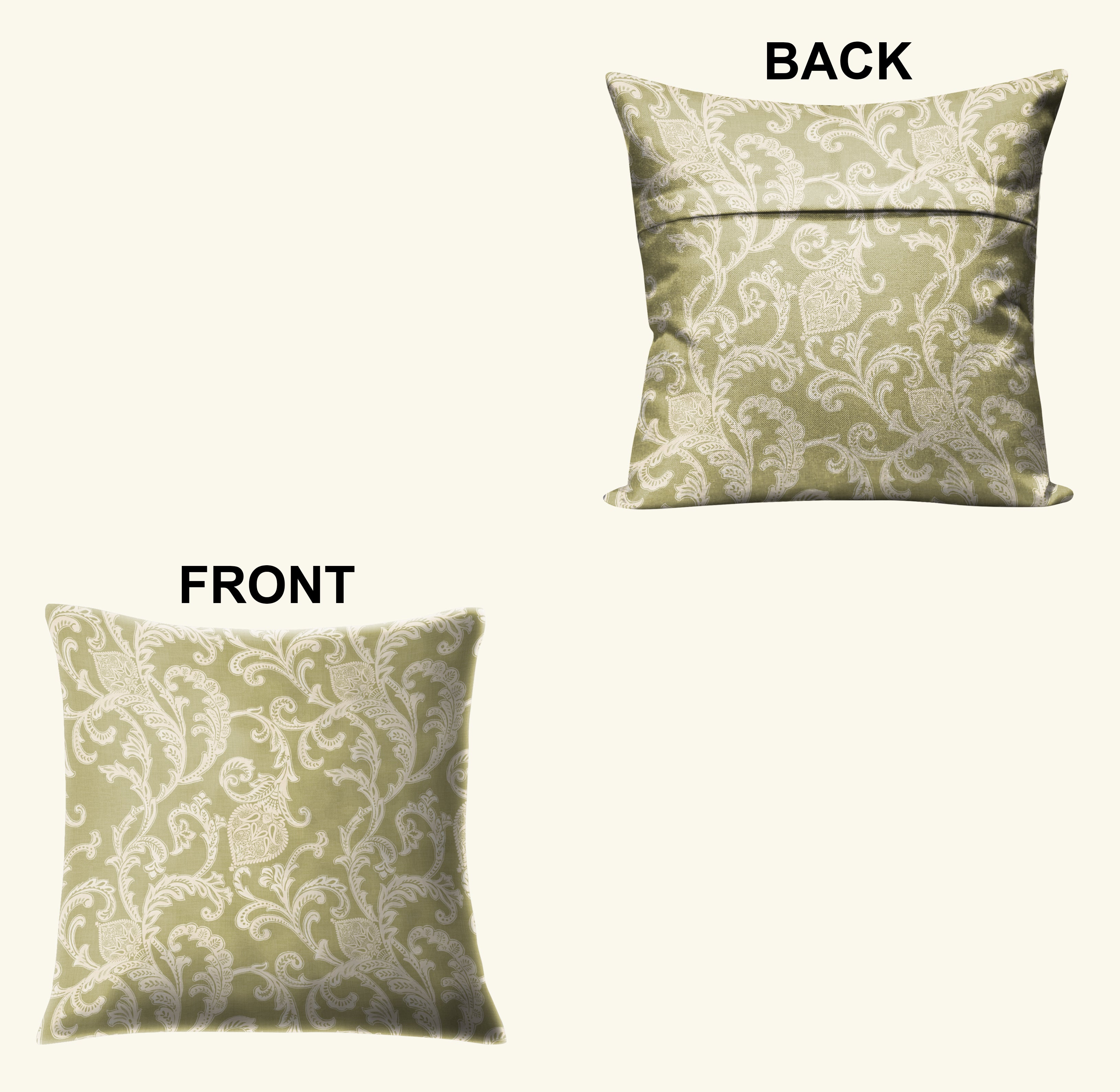 KOCHIN AVOCADO CUSHION COVER (Pack of 2)