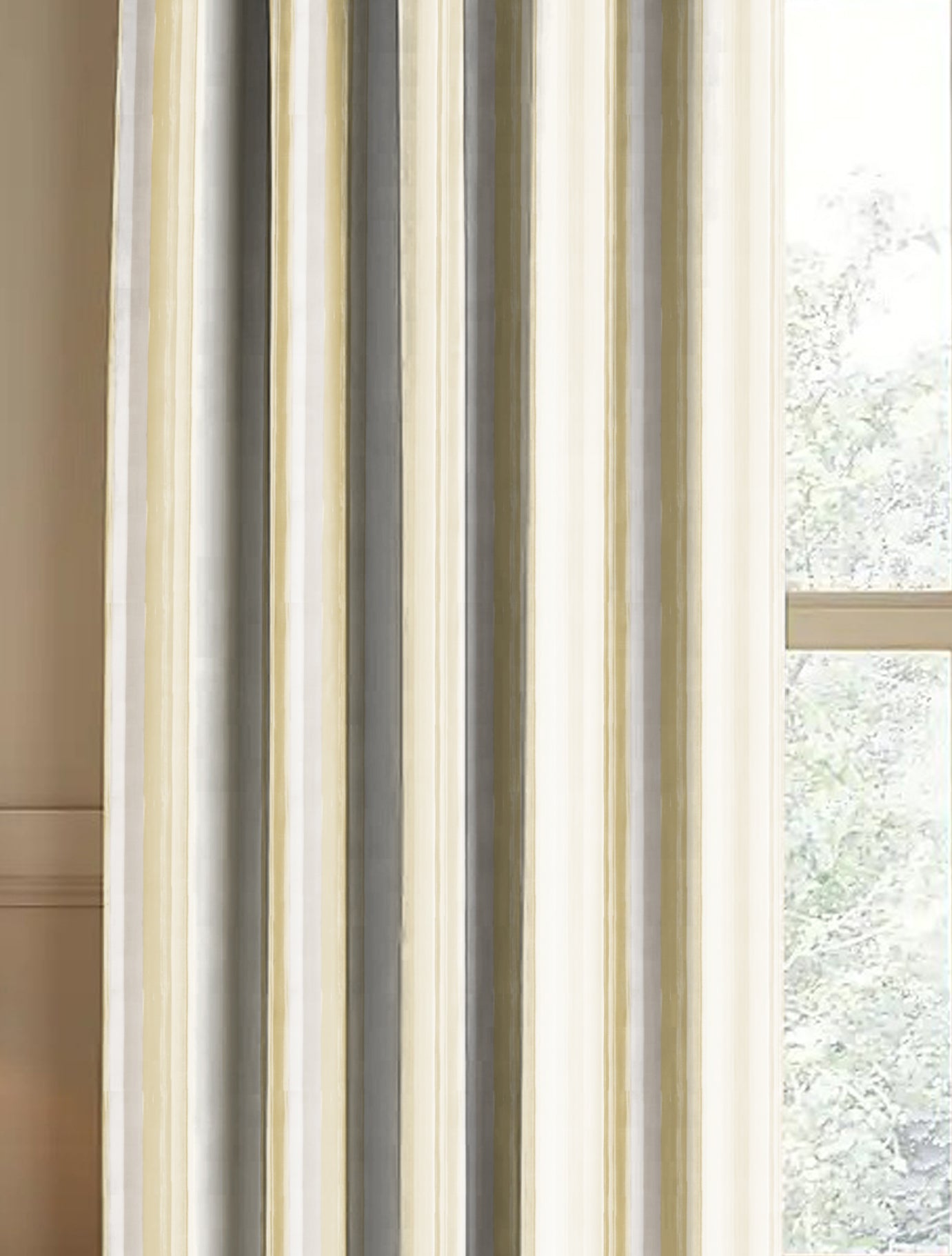 ALVIN LAVENDER PRINTED BLACKOUT CURTAIN