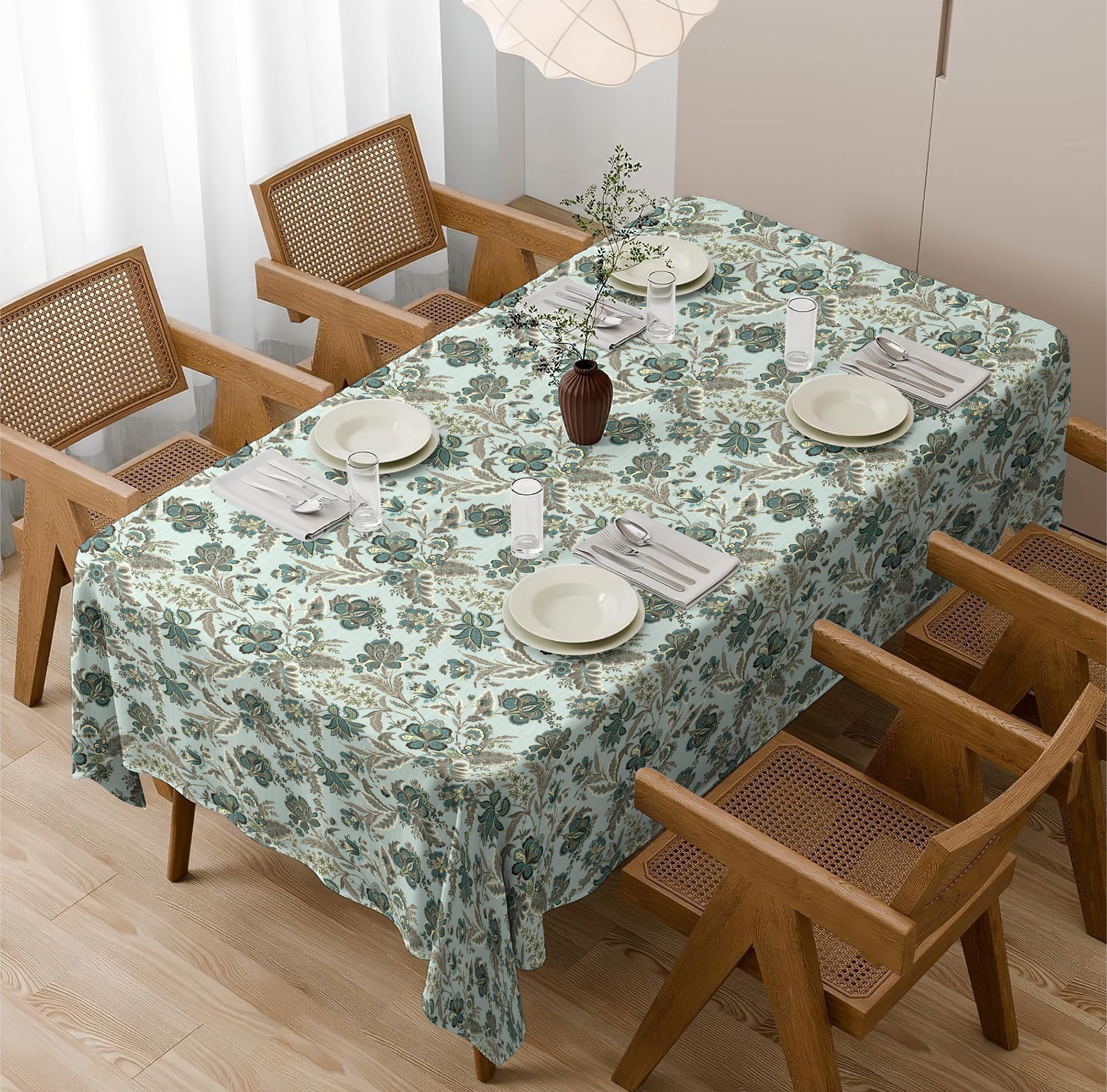 CALVIA GREEN TABLE CLOTH