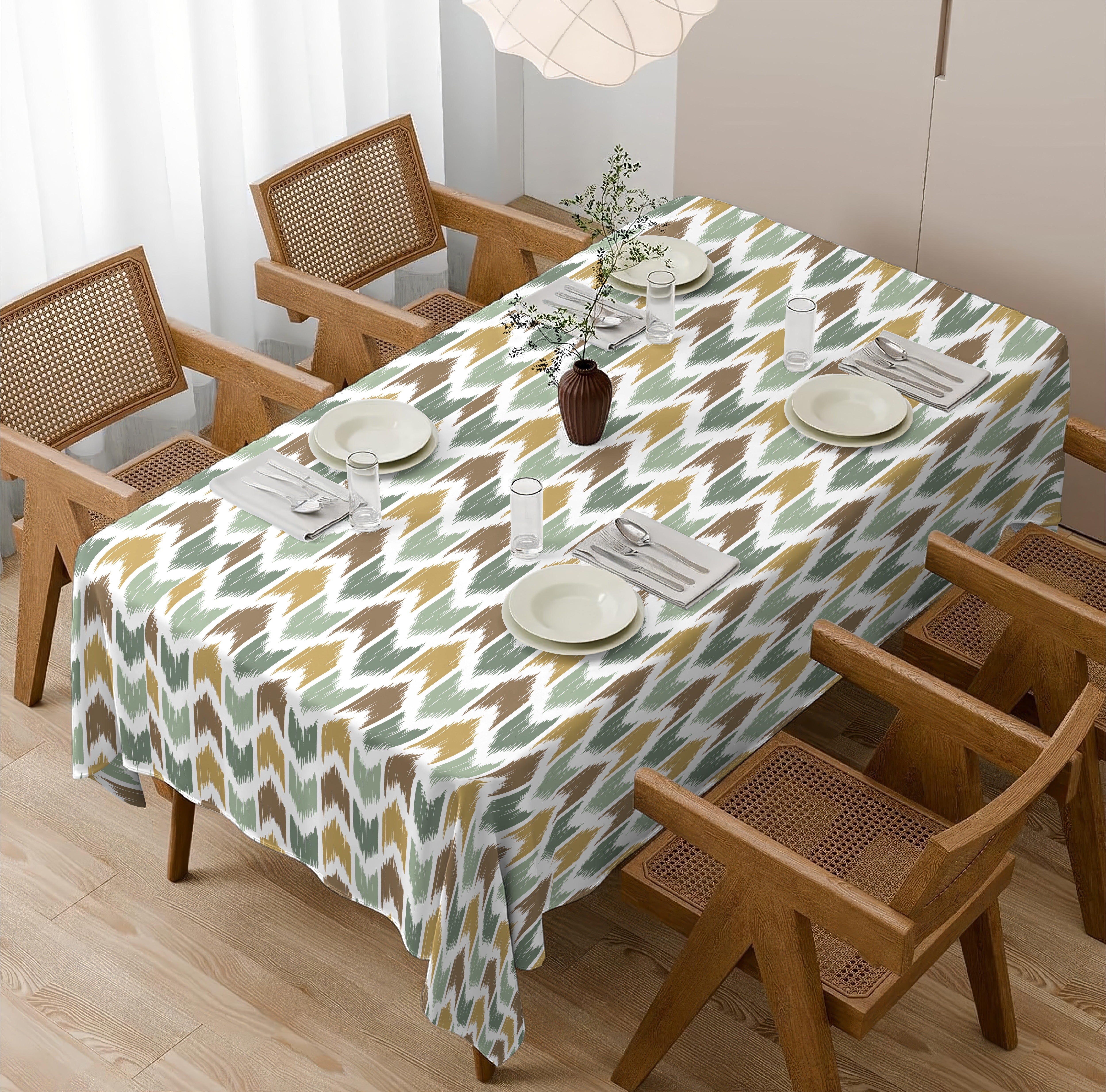 QUINN KHAKI TABLE CLOTH