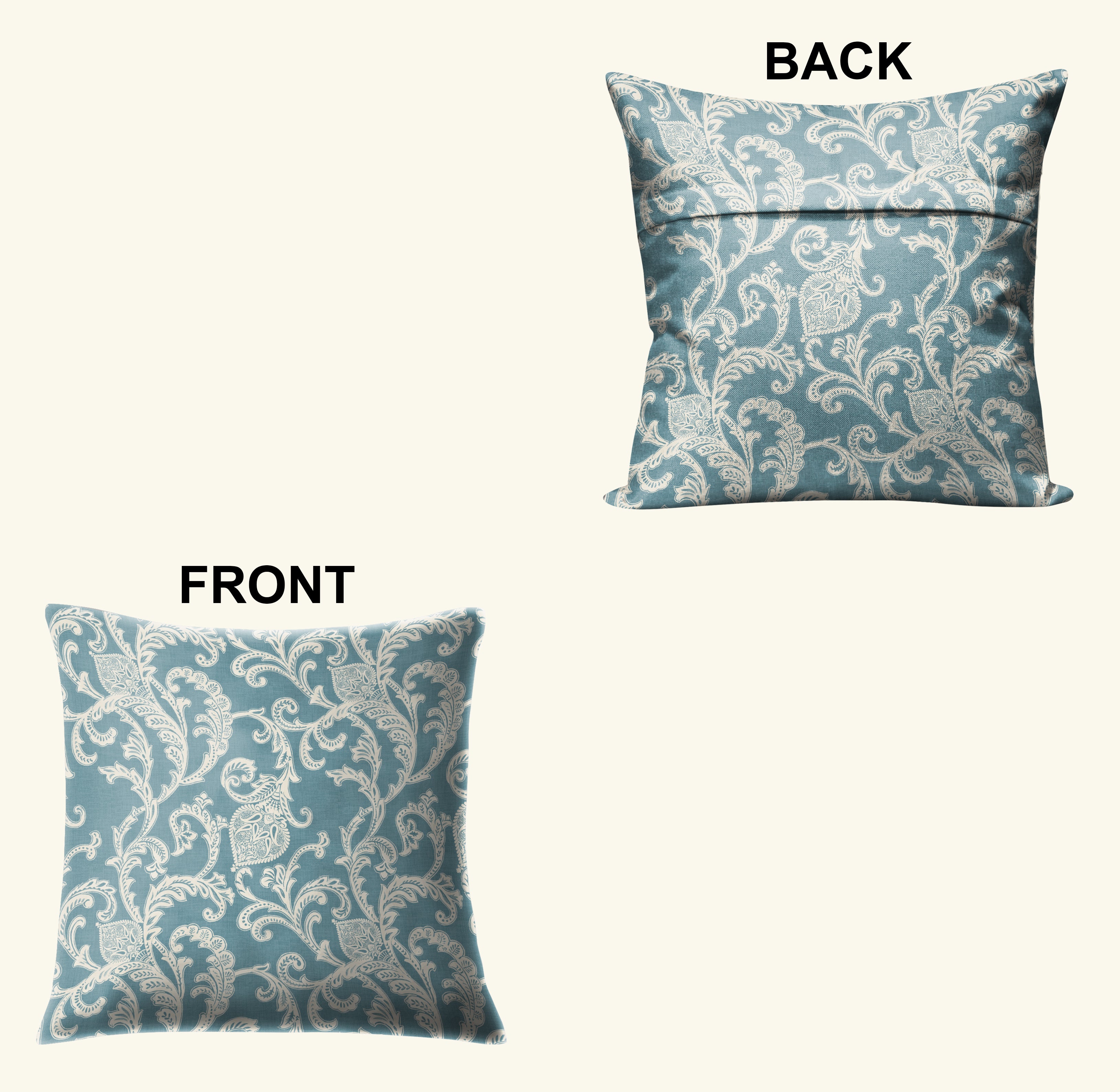 KOCHIN TEAL CUSHION COVER (Pack of 2)