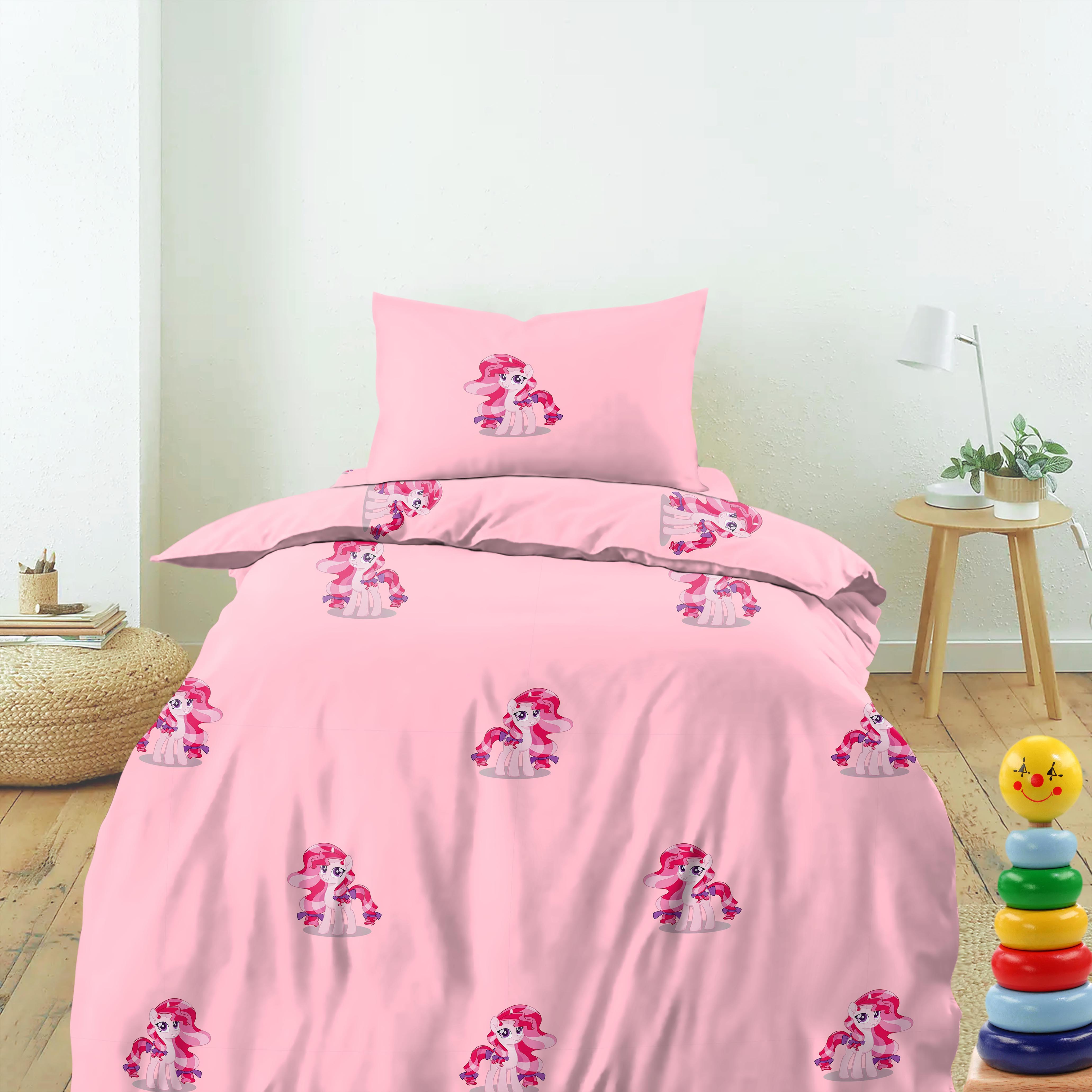 Bedcover My little Pony For Single Bed with Pillow Covers King Size (60" X 90")
