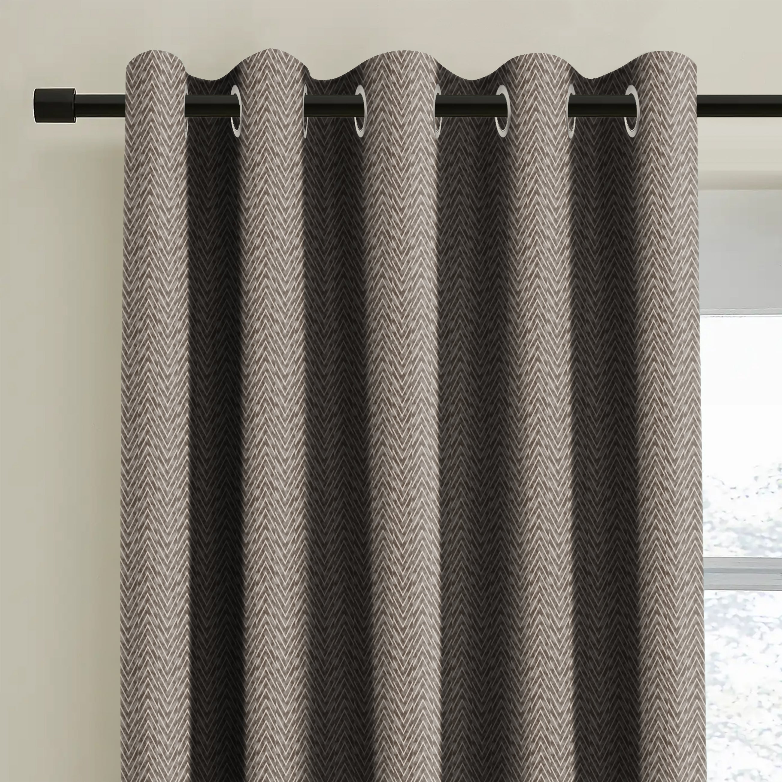KASBAH CREAM BLACKOUT CURTAINS