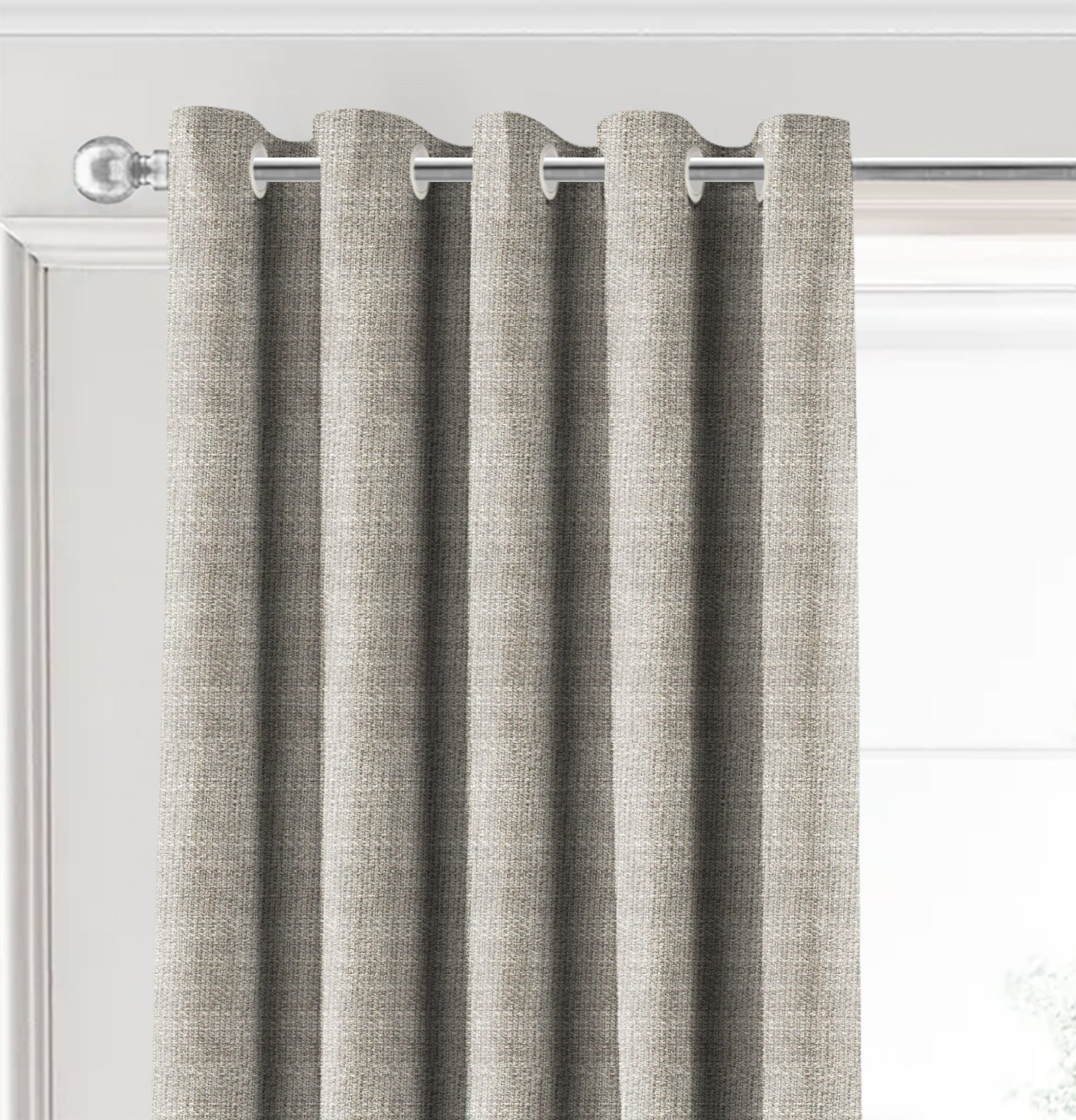 DELUXE GREY BLACKOUT CURTAIN