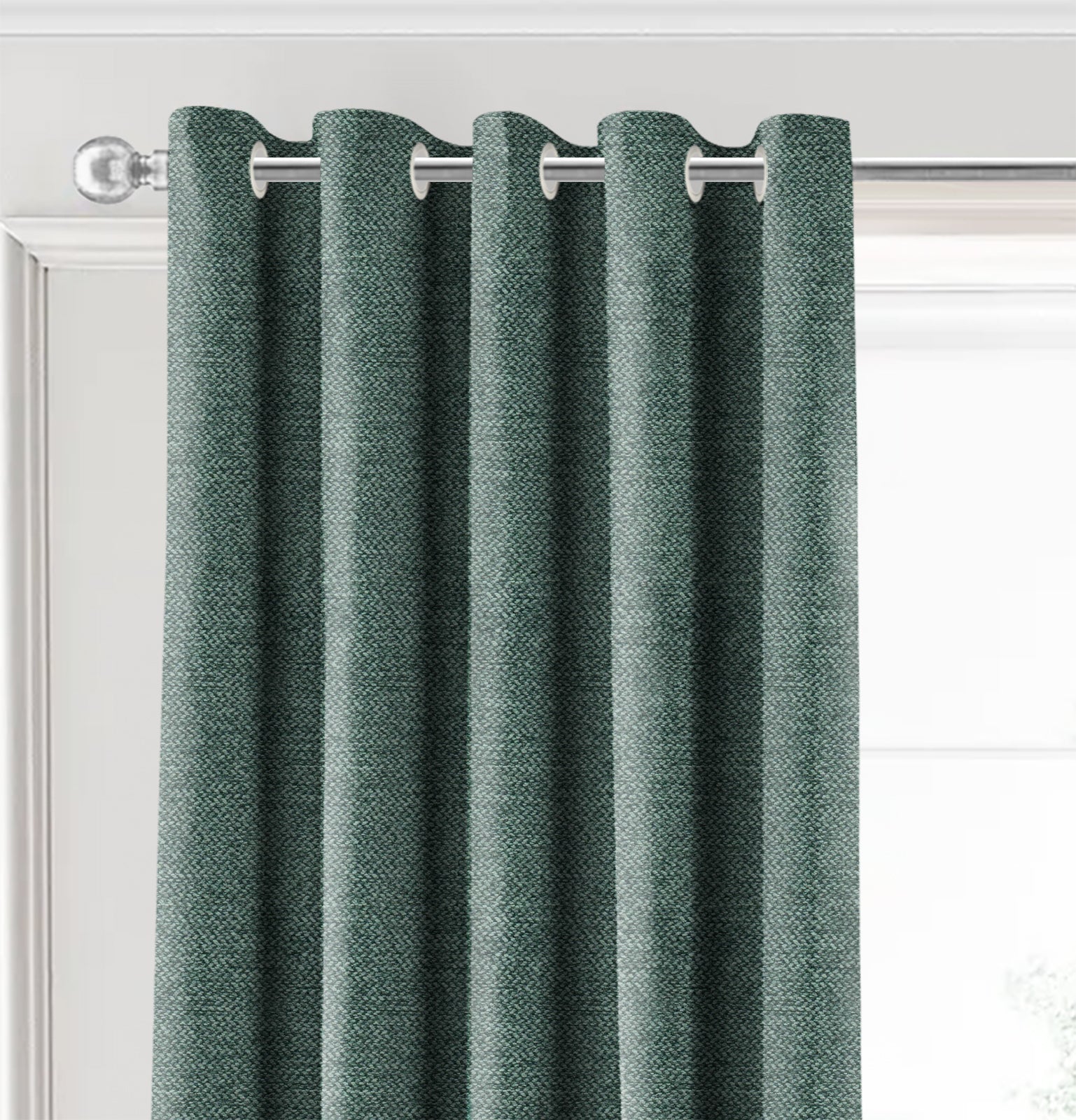 DELUXE GREEN BLACKOUT CURTAIN