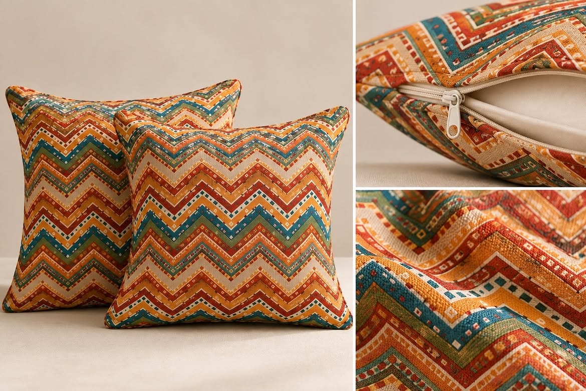DESERT MOSAIC CUSHION COVER (Pack of 2)