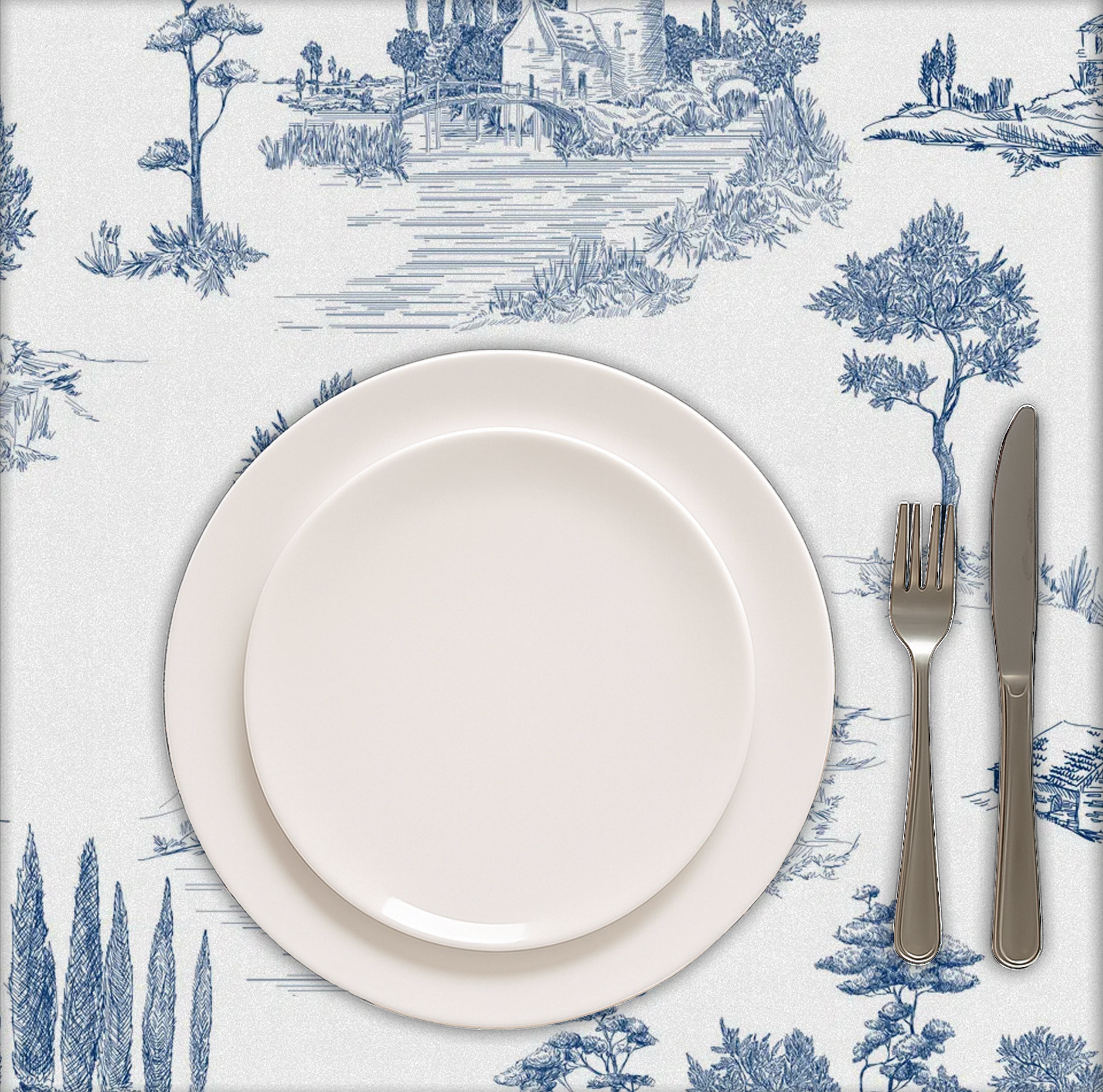 COBANO BLUE TABLE CLOTH
