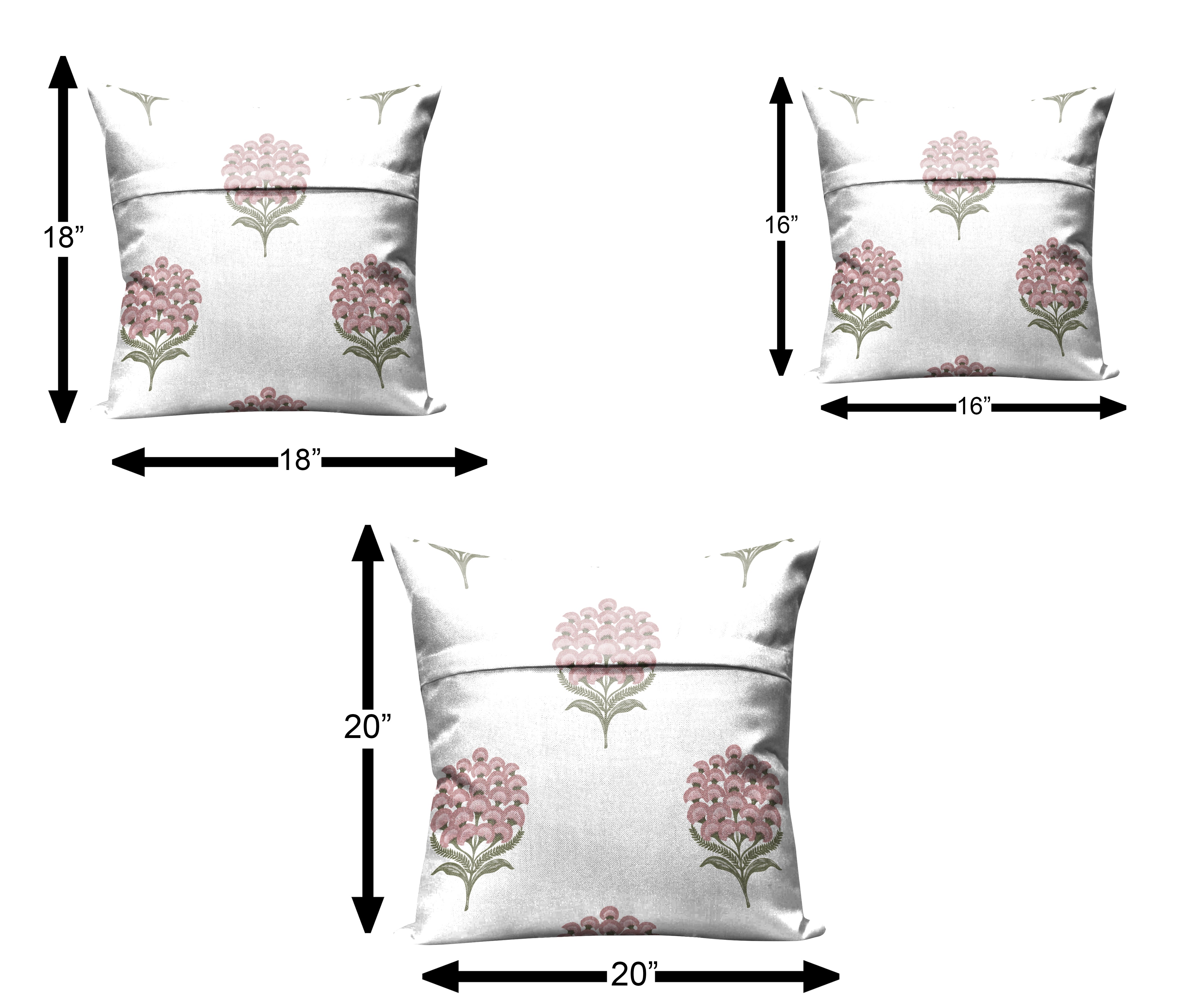 POKHARA LIGHT PINK CUSHION COVER (Pack of 2)