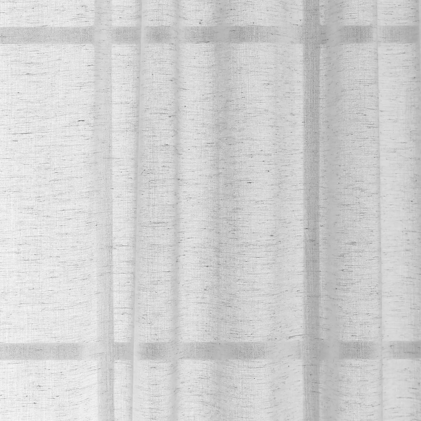 WHITE LINEN SHEER CURTAIN