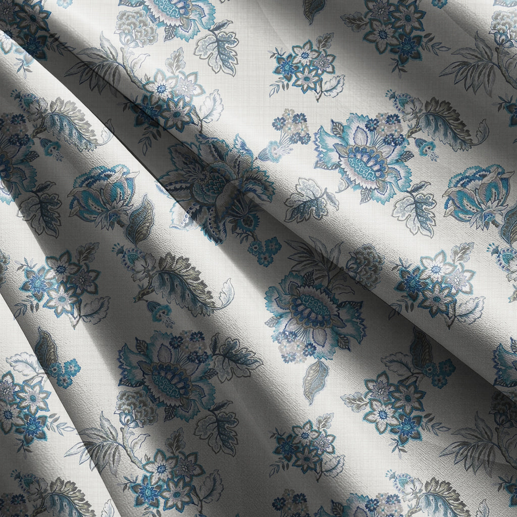 ANZIO BLUE READY MADE ROMAN BLIND