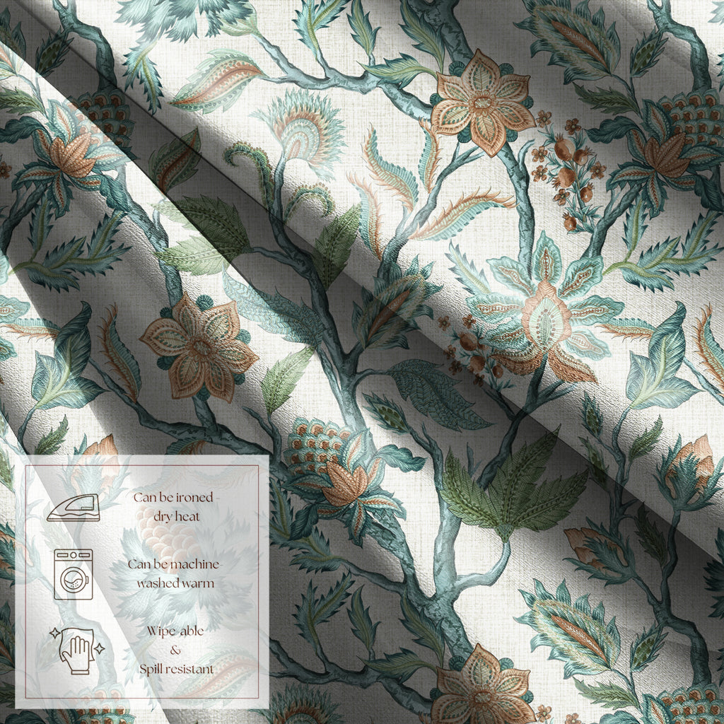 BALMORAL GREEN READY MADE ROMAN BLIND