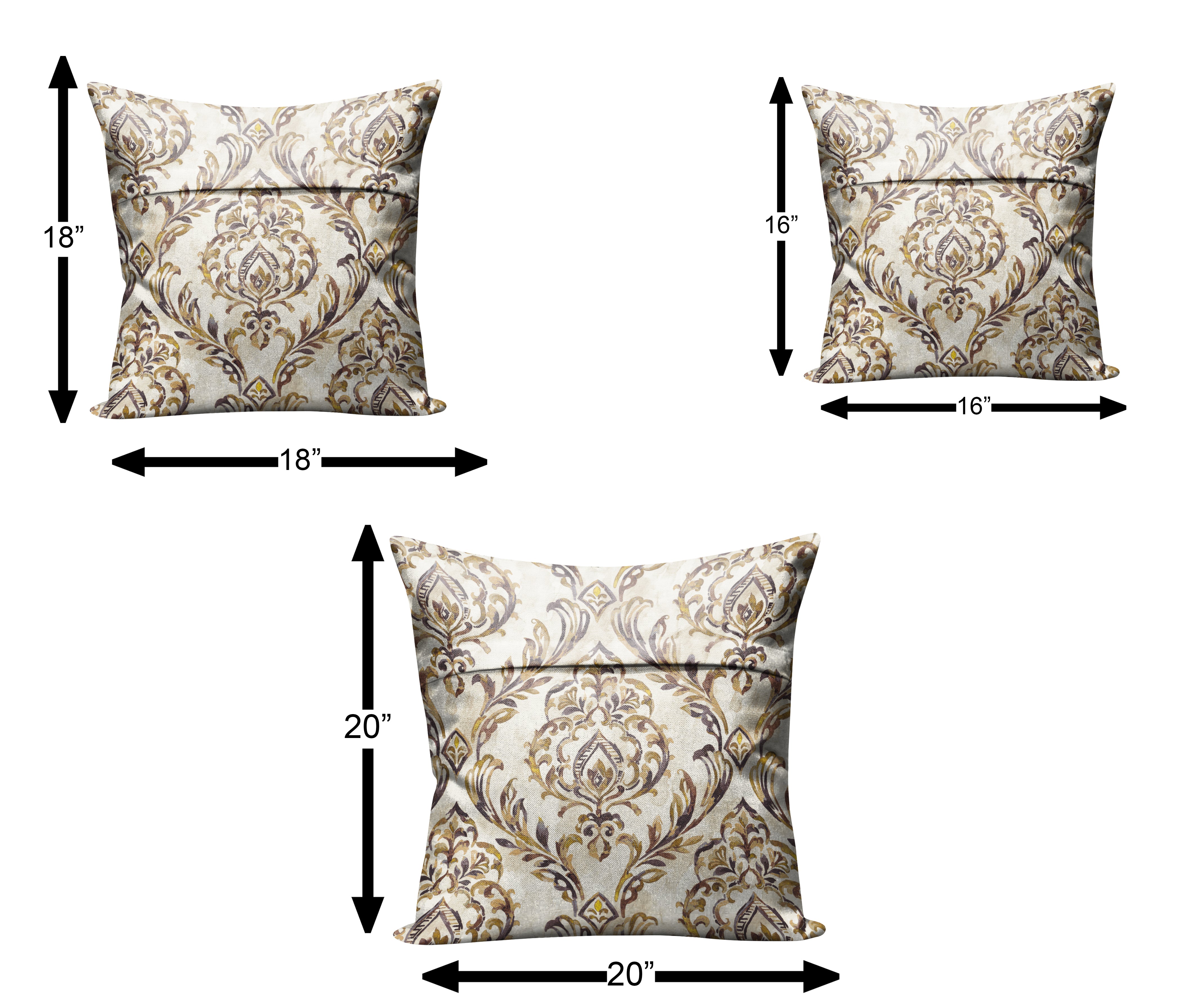 COASTAL COFFEE CUSHION COVER (Pack of 2)