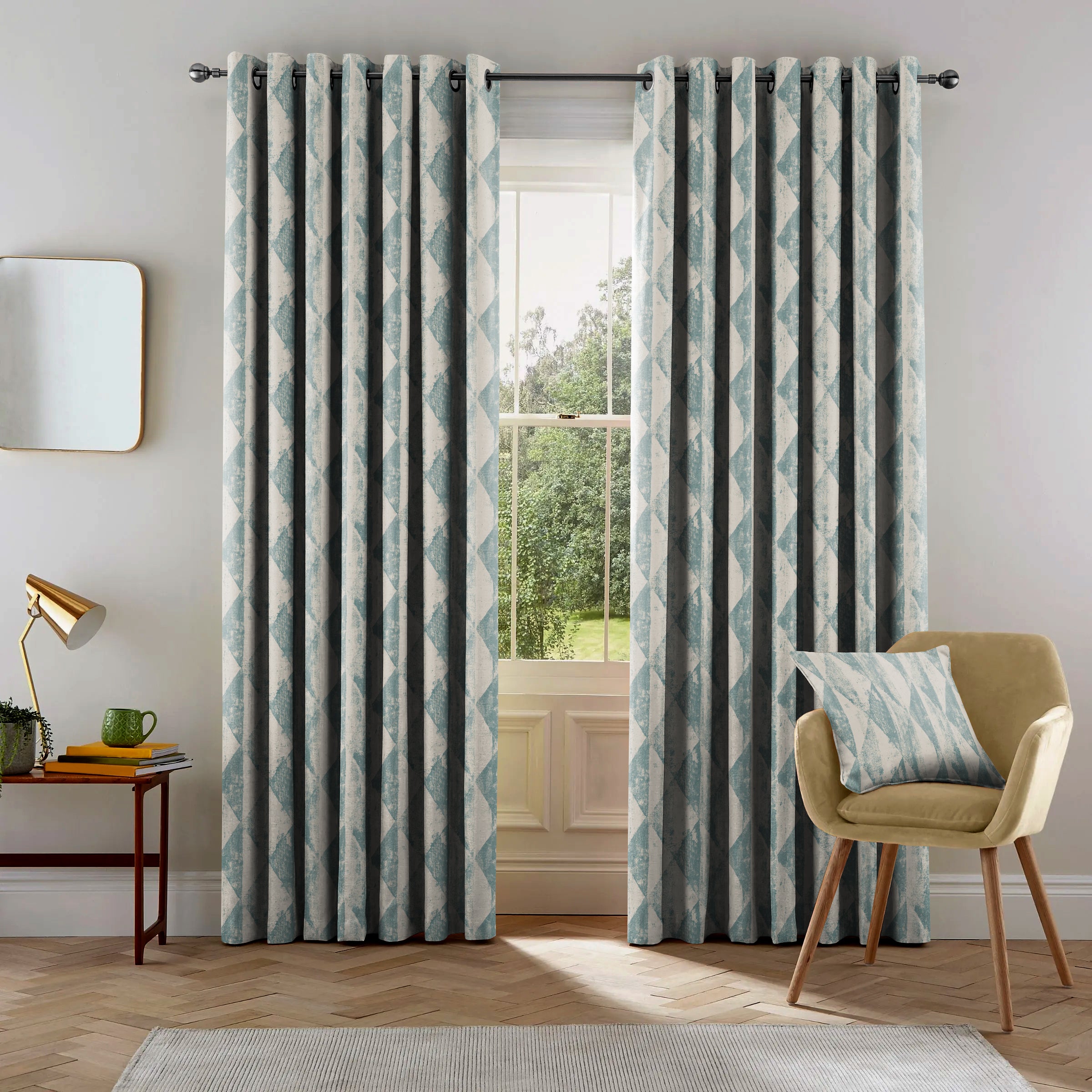 Mystique Duck Egg Blackout Curtains