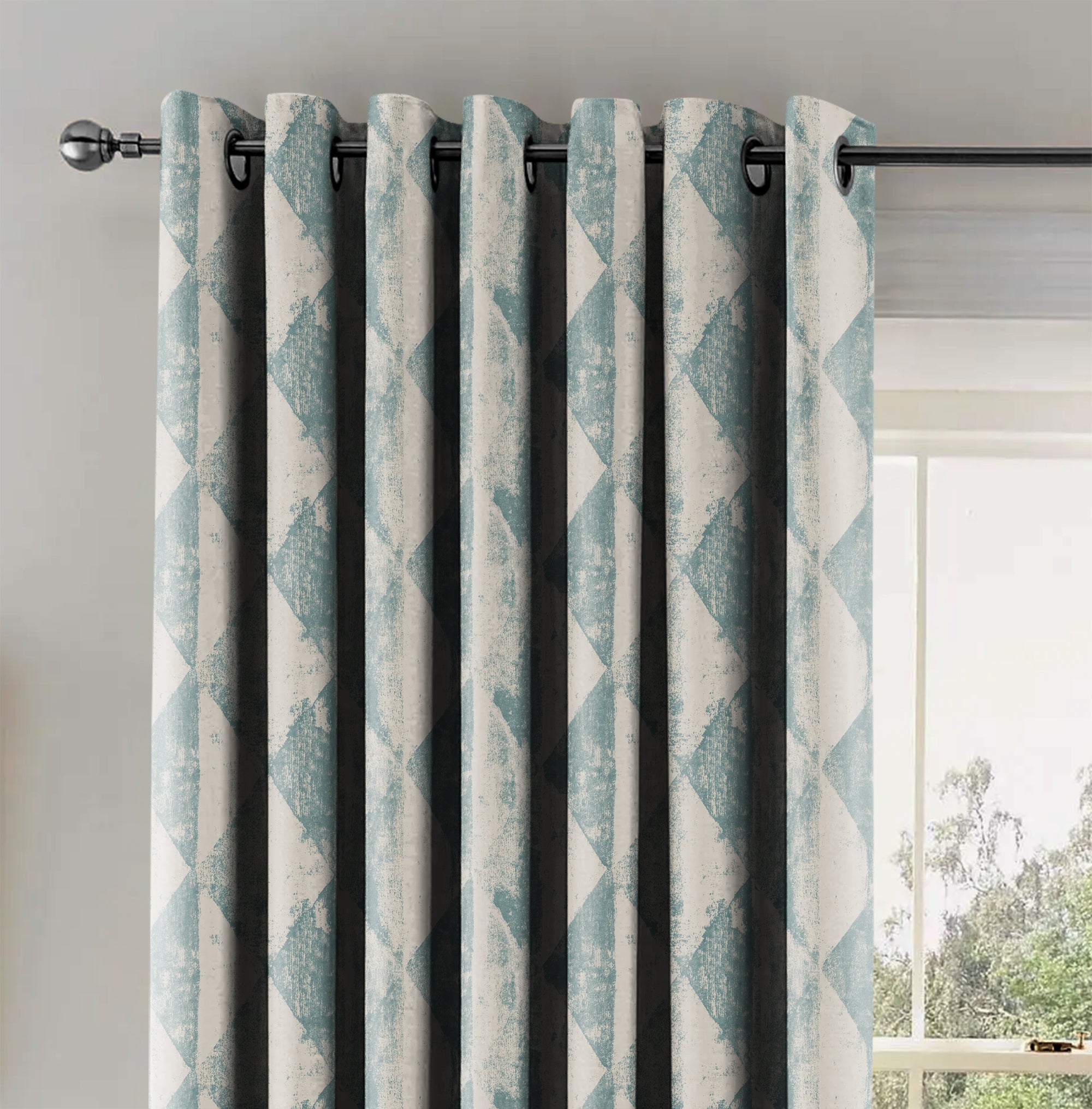 Mystique Duck Egg Blackout Curtain