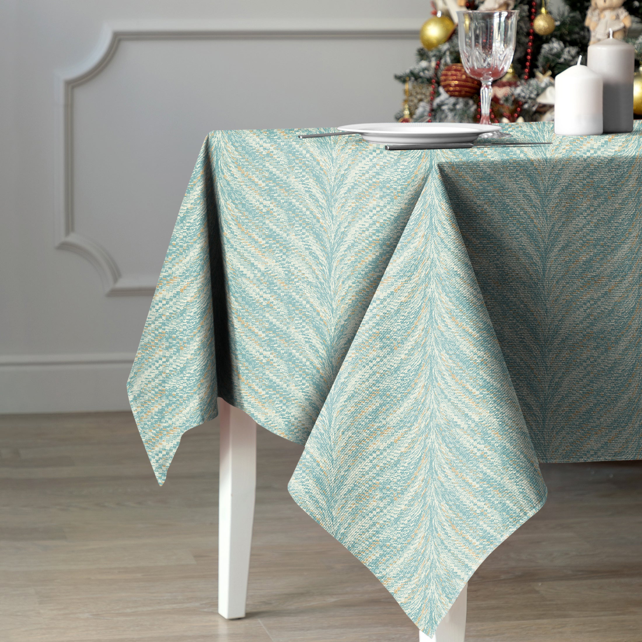 LUXOR DUCK EGG TABLE CLOTH