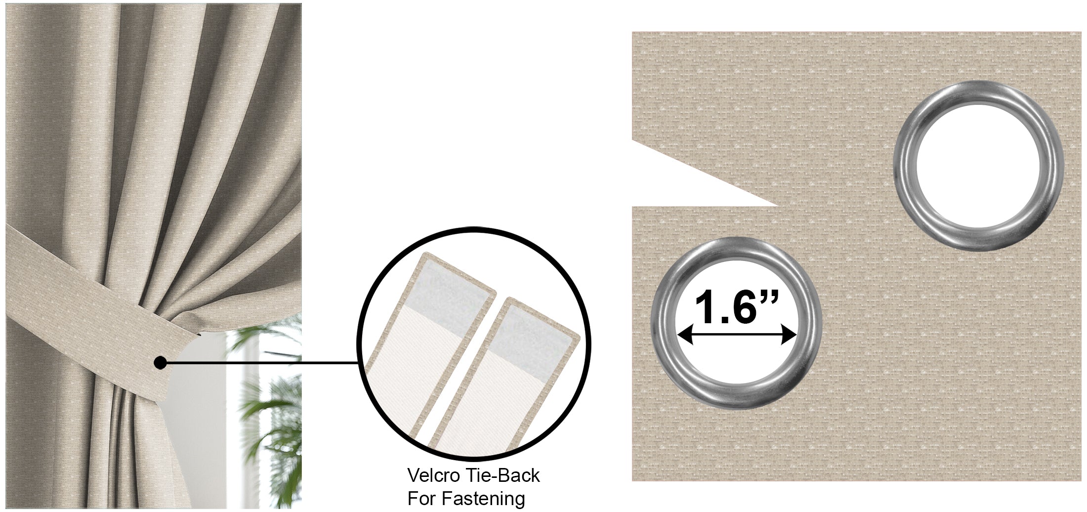 MALAGA CHIKU BLACKOUT CURTAINS