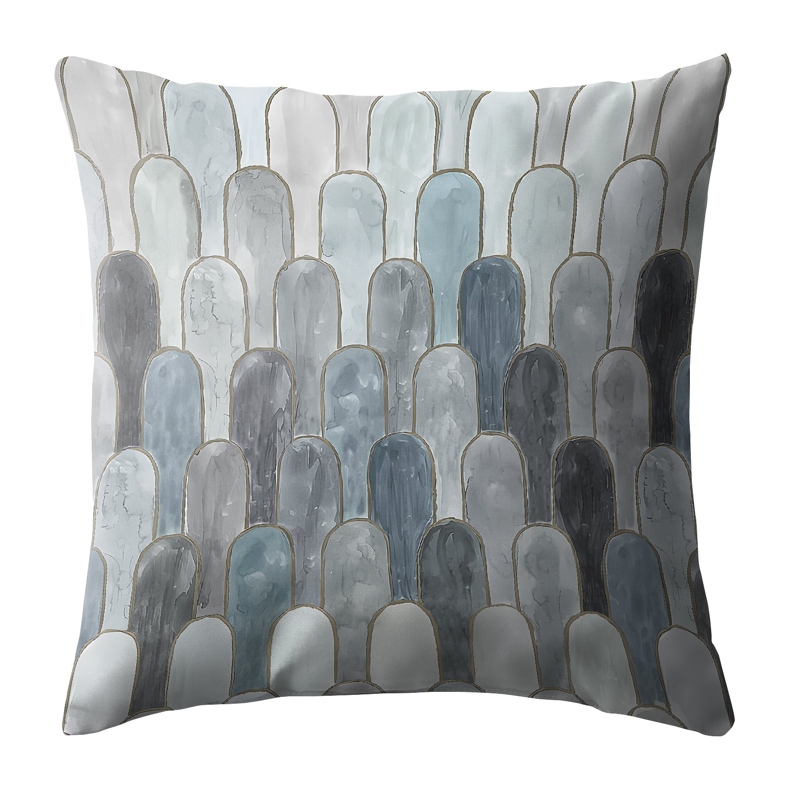 NICOBAR GREY (16X16 INCH) DIGITAL PRINTED CUSHION COVER