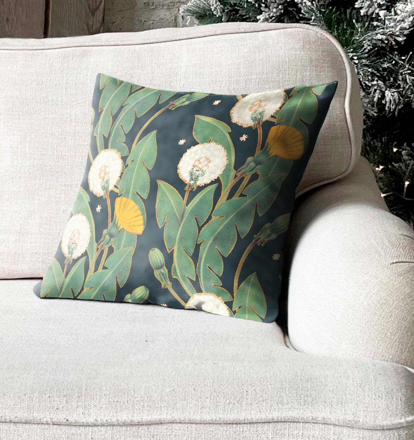 ZANZIBAR GREEN DIGITAL PRINTED CUSHION COVER (Pack of 2)