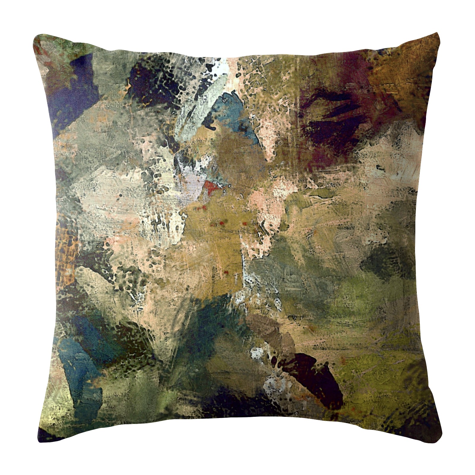 PAJARO GREEN DIGITAL PRINTED CUSHION COVER (Pack of 2)