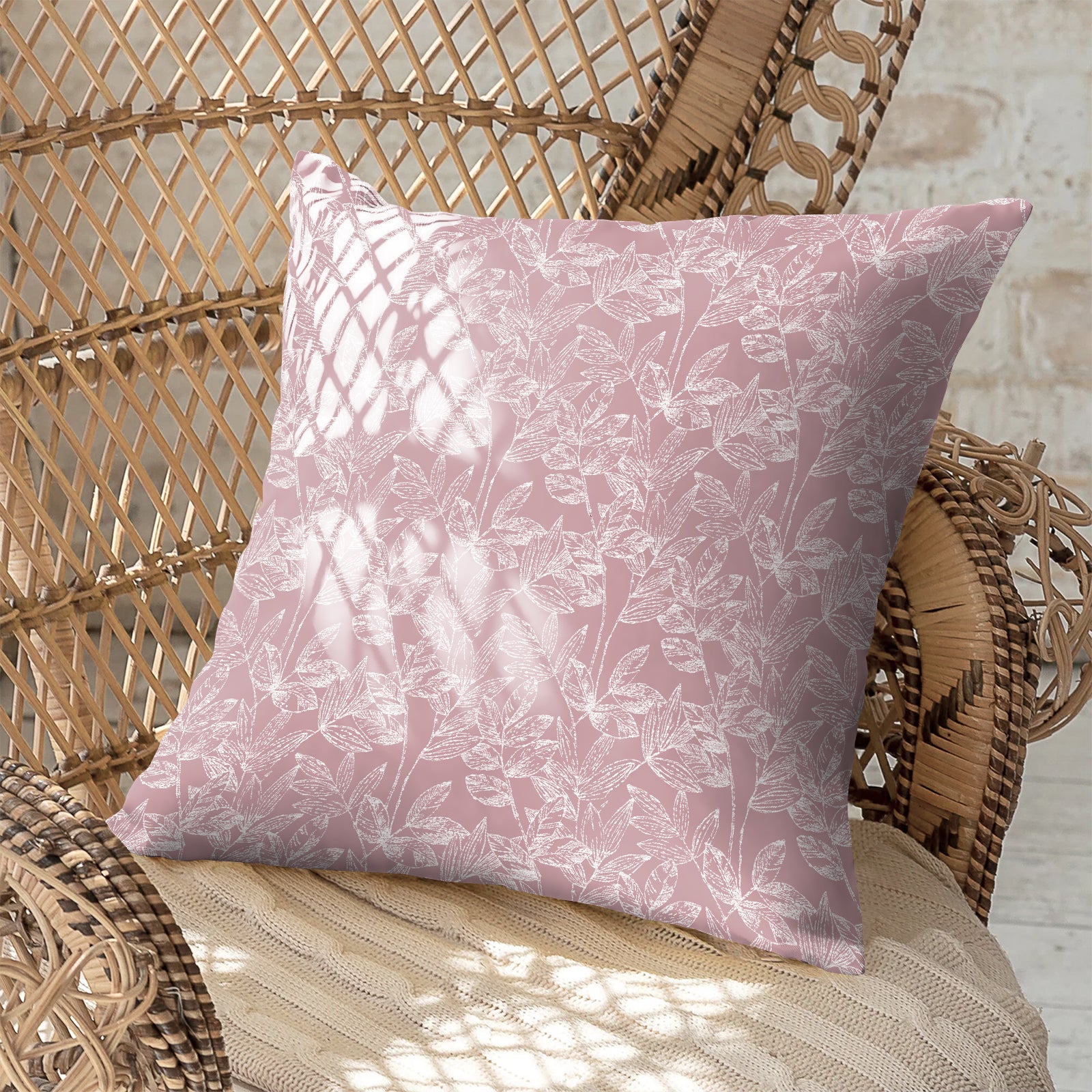 MEADOW L PINK (16X16 INCH) DIGITAL PRINTED CUSHION COVER