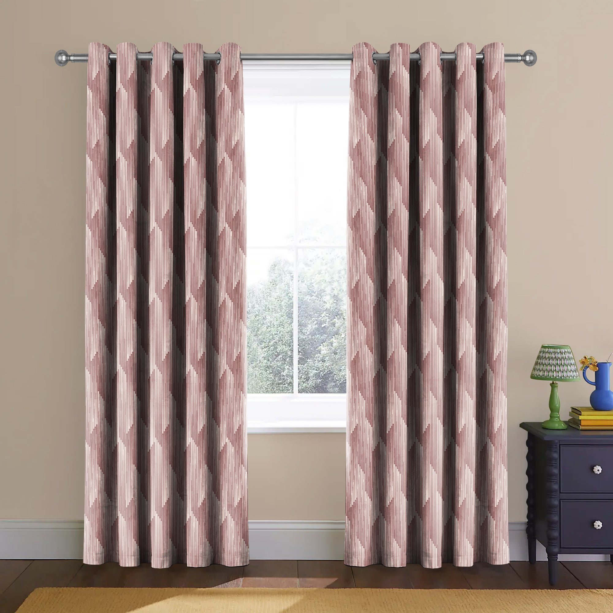 OSLO M-PINK BLACKOUT CURTAINS