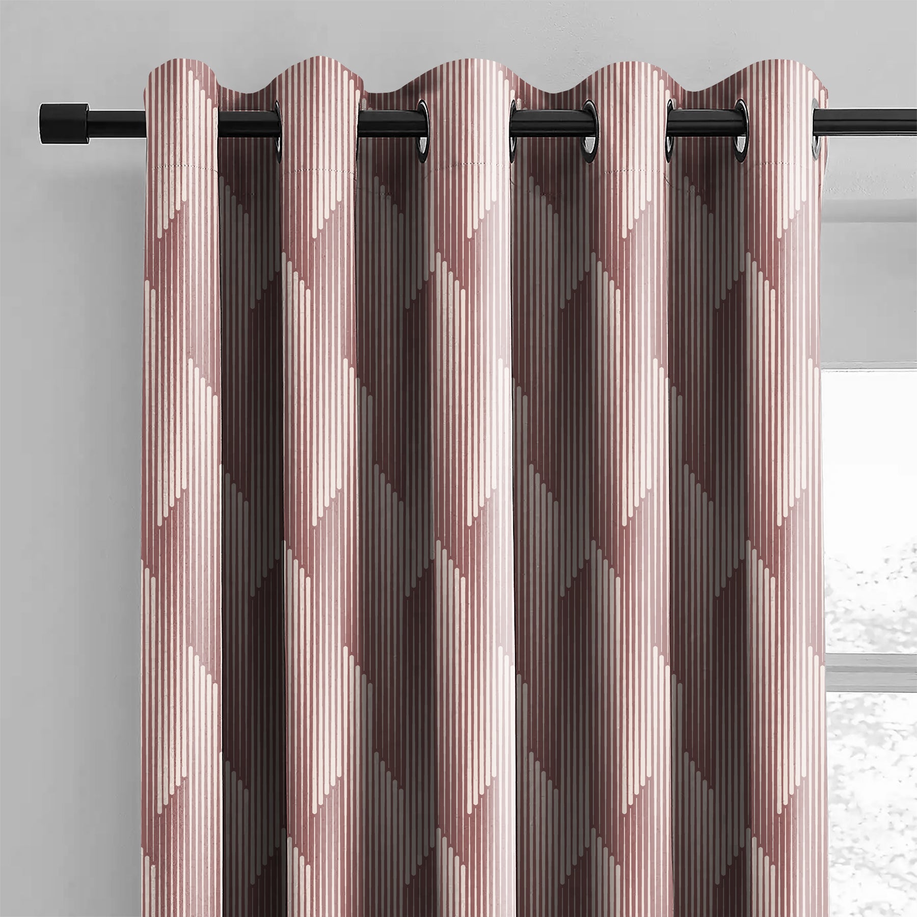 OSLO M-PINK BLACKOUT CURTAINS