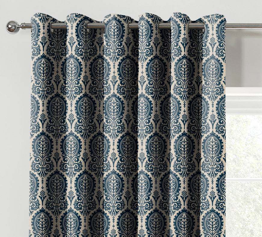 MANCHESTER MIDNIGHT BLUE BLACKOUT CURTAINS