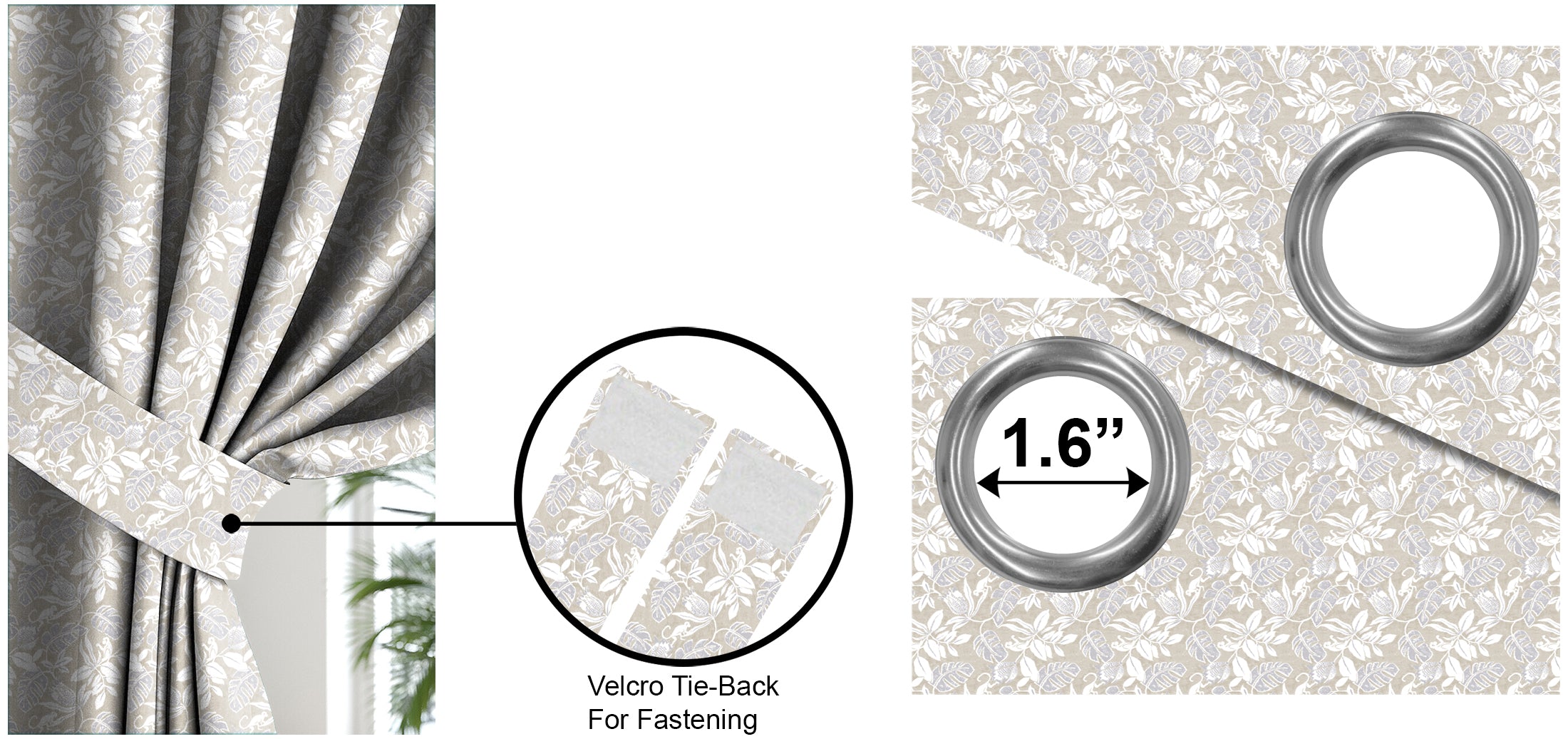 SAVANNA PUMICE BLACKOUT CURTAINS