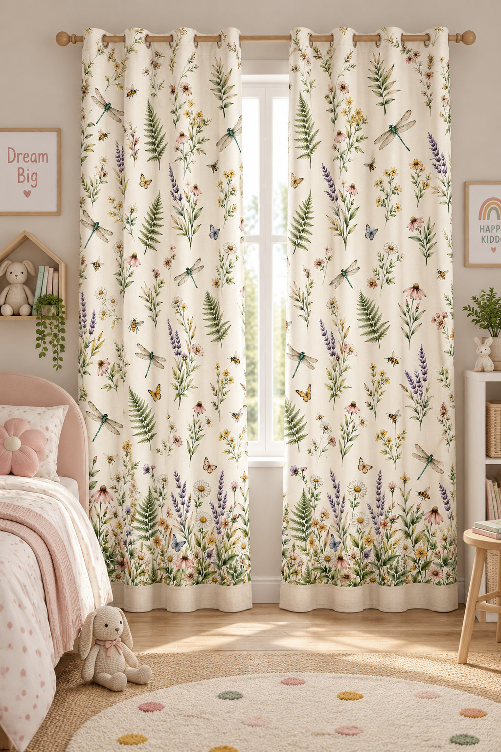 LITTLE MEADOW PRINTED CURTAIN