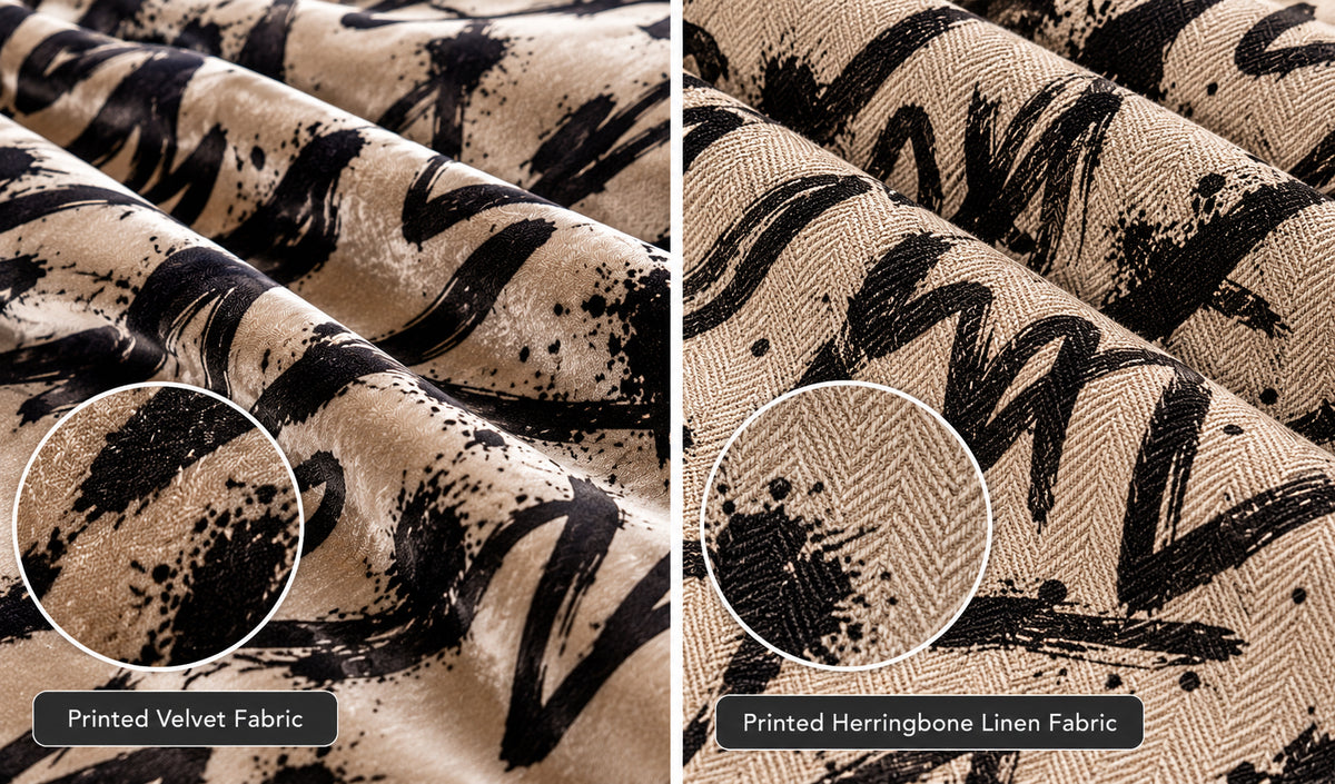 NOIR STROKE UPHOLSTERY FABRIC