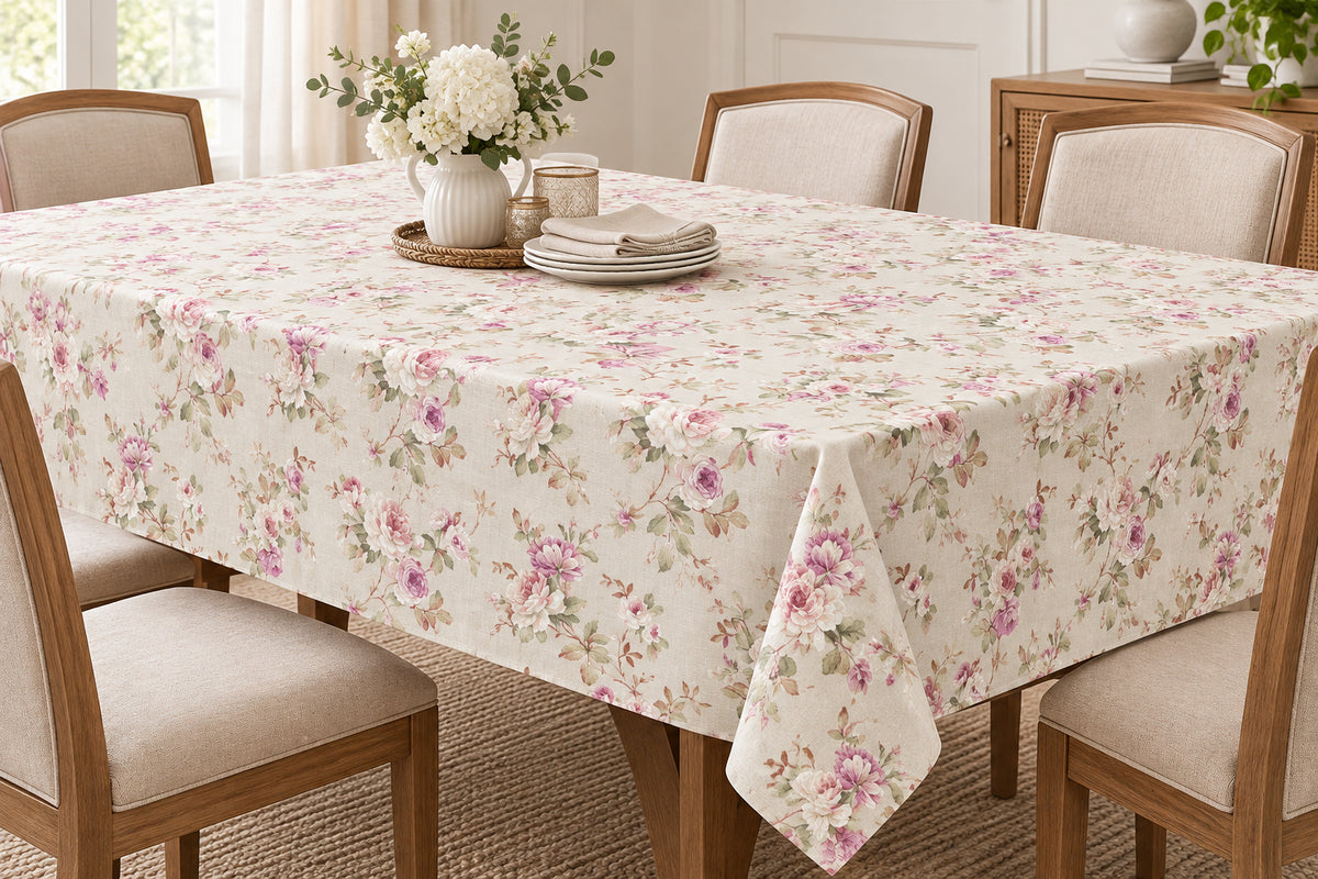 BLUSH GARDEN TABLE CLOTH