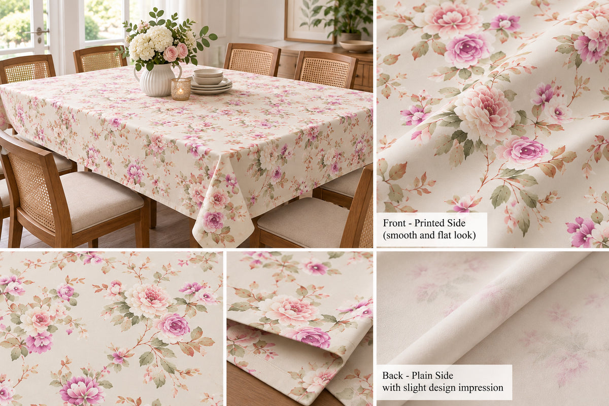 BLUSH GARDEN TABLE CLOTH