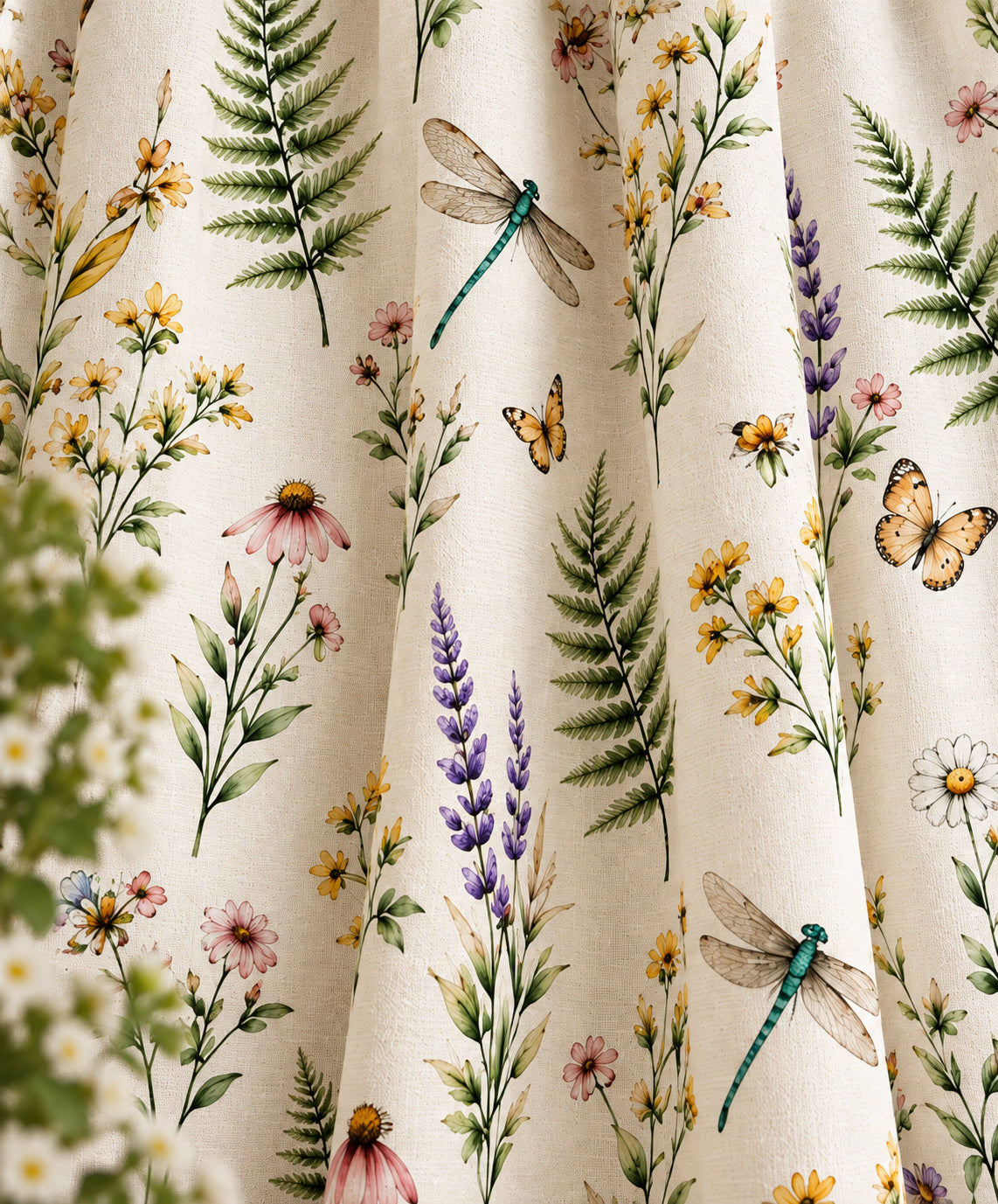 LITTLE MEADOW PRINTED CURTAIN
